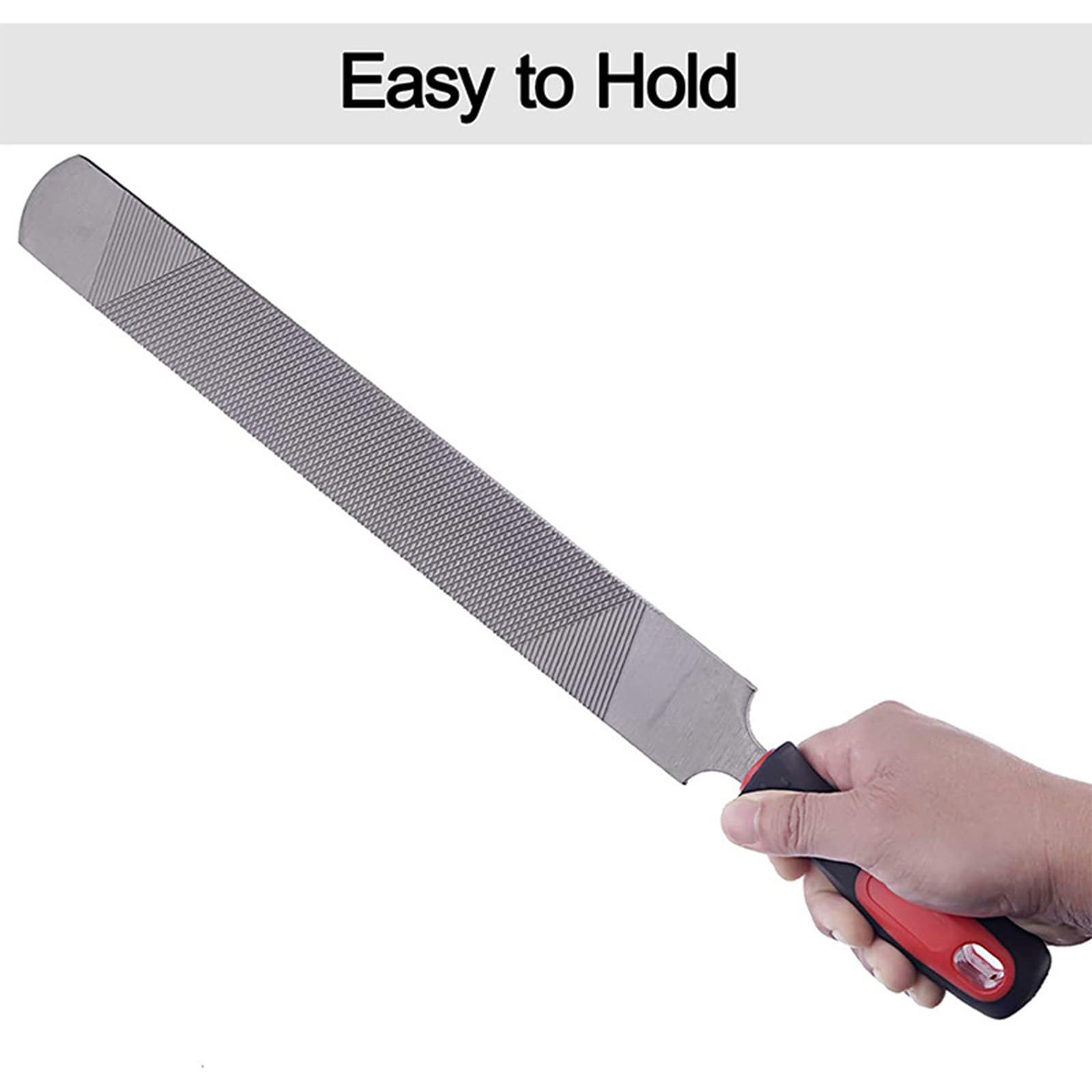 Hufraspel für Pferde, ergonomischer Griff, rostfreier Stahl, leichtes Design, tragbares Huftrimmwerkzeug