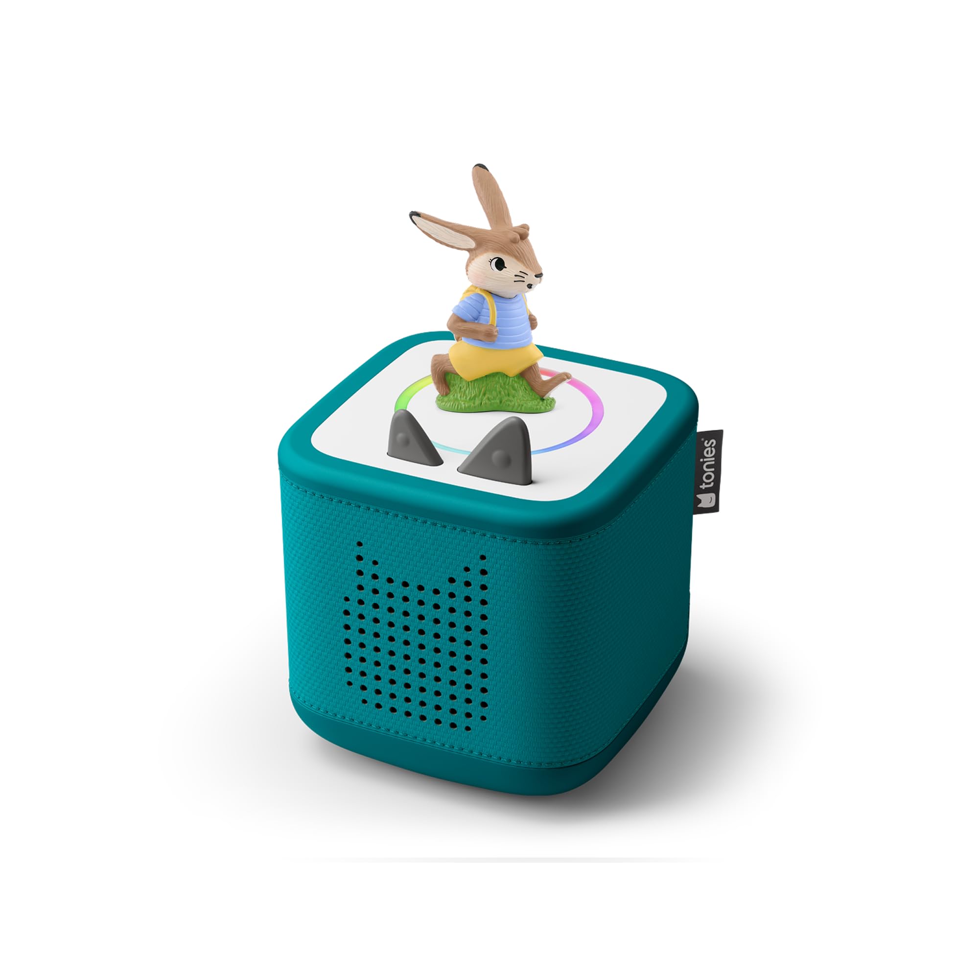 tonies Toniebox 2 Bundle Incl. Die Neue Häschenschule - Ostern, Meeresgrün, Audioplayer für Hörbücher, Lieder, Einschlafen und Tonieplay für Kinder