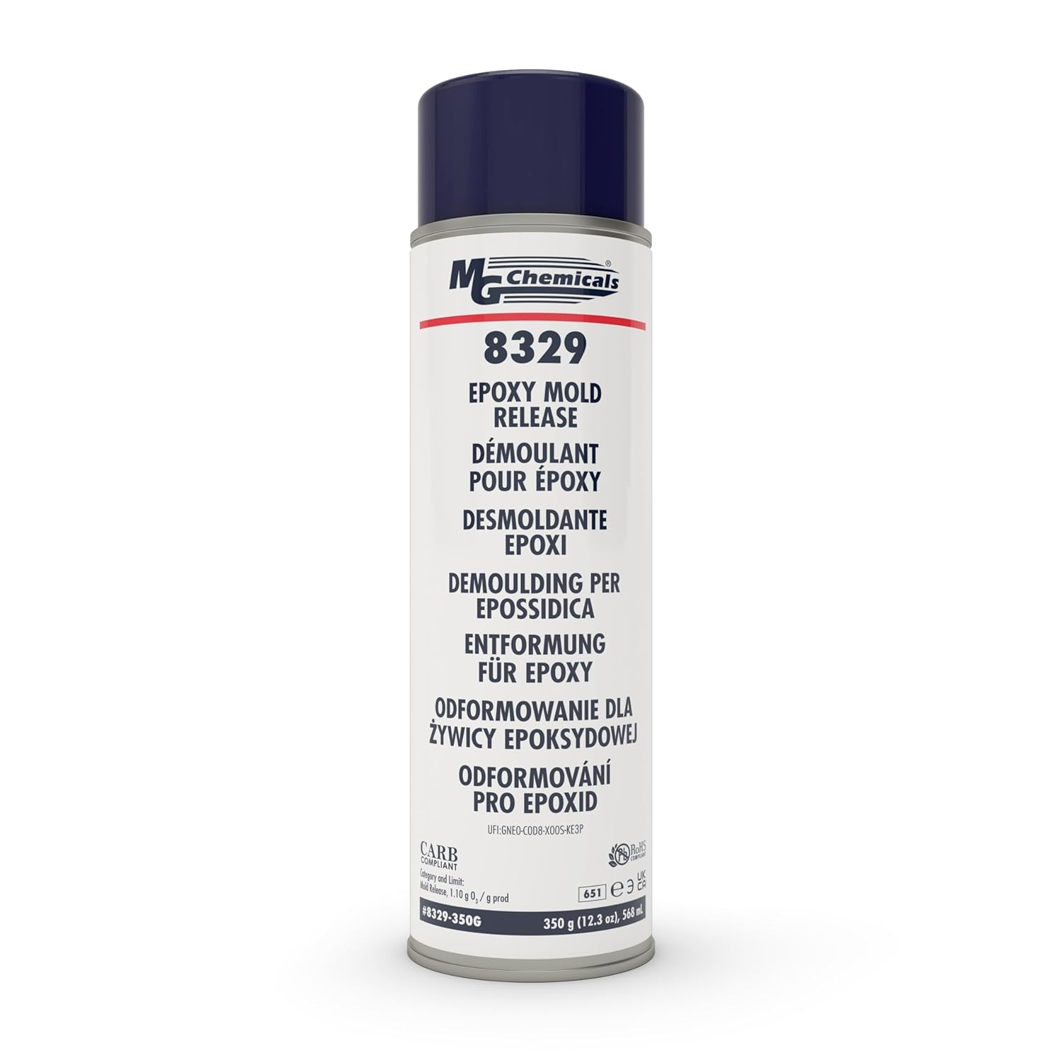 MG Chemicals 8329-350G Non-Silicone Epoxy Mold Release, 12.3 oz Aerosol
