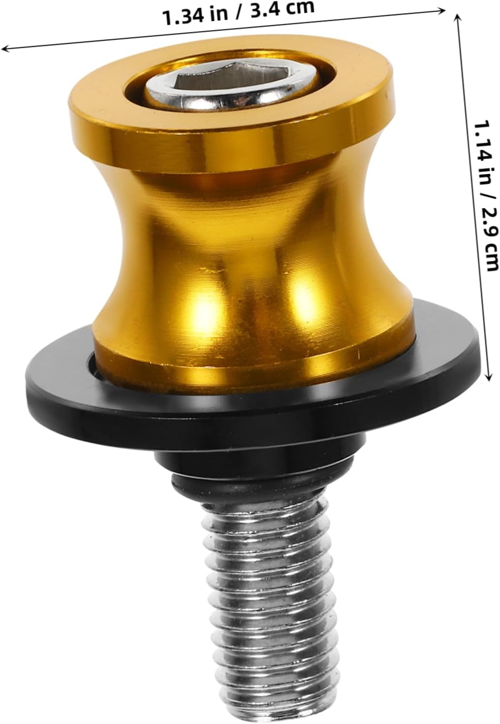 Motorcycle Swing Arm Fasteners Swing Arm Spools Stand Screw for Frame Sliders Swingarm Sliders Screws