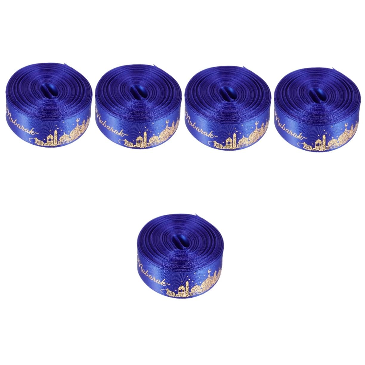 Ruban Ramadan en satin NUOBESTY de 10 pièces pour décoration de fête élégante