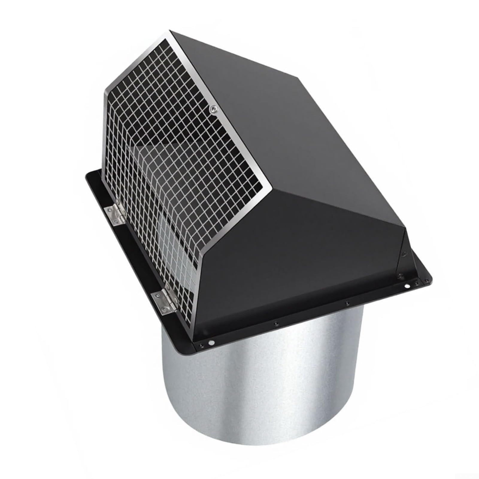 Masque d'échappement mural anti-vent pour stopper le froid dans le sèche-linge en inox