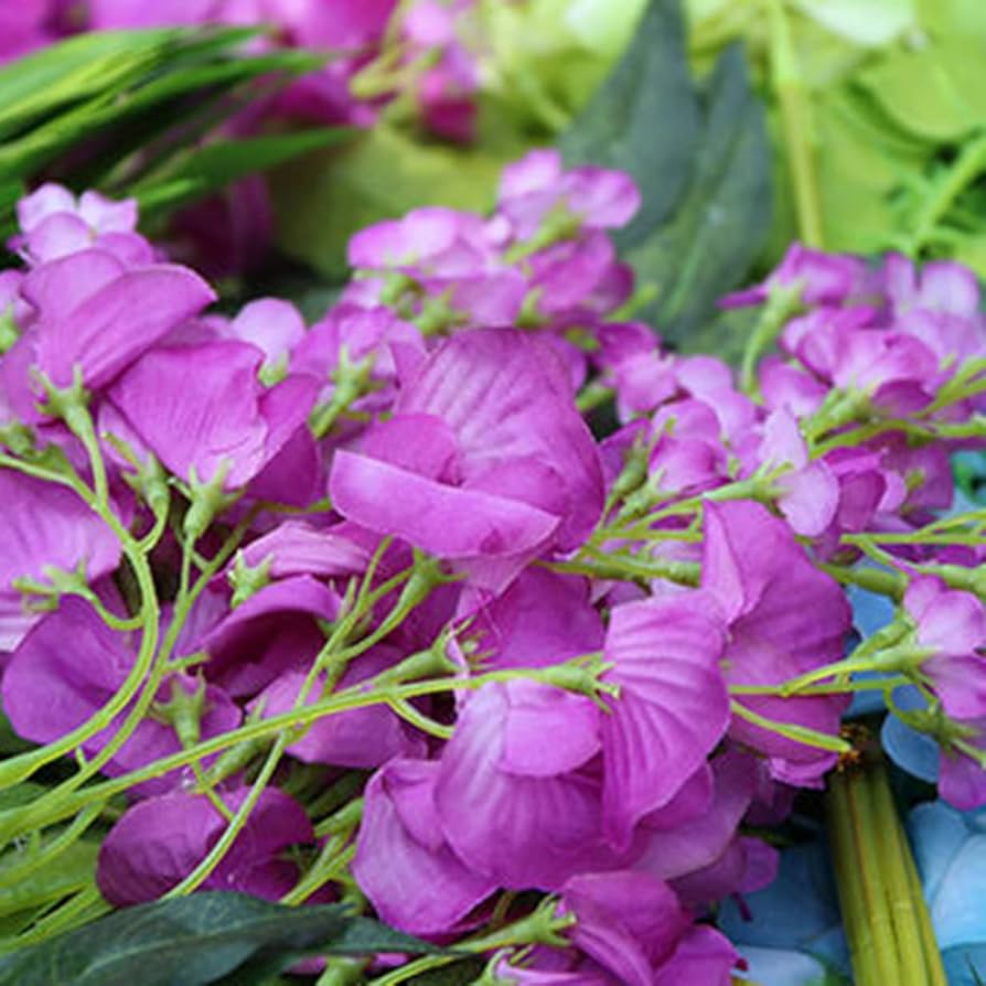 Amazon｜HGJH 造花 ウォールグリーン 壁掛け パネル フェイク