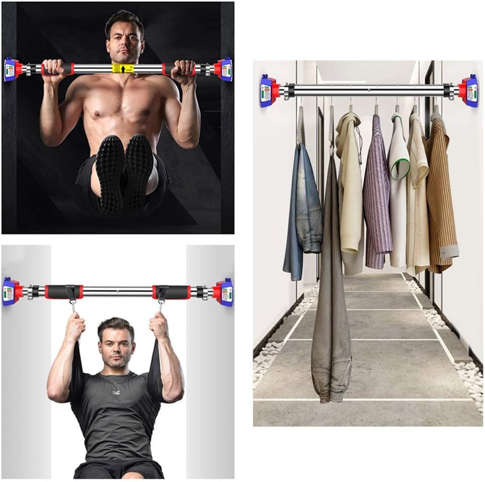 Hua Portable Fitness Horizontal Bar, Stretching 94-126cm, Home Gym Men and Women Strength Training Equipment, 200kg Load