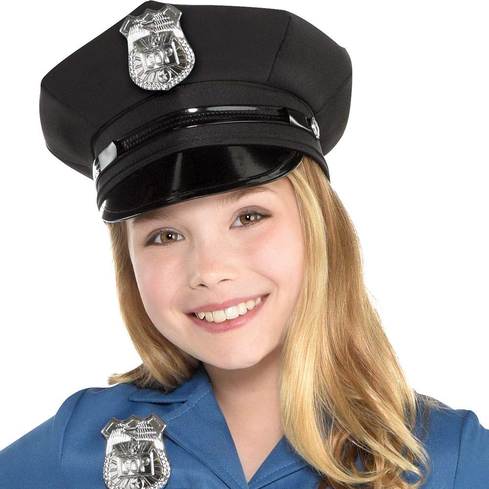 amscan 8402228 - Costume da poliziotto per ragazze, motivo: ufficiale da bambina, multicolore