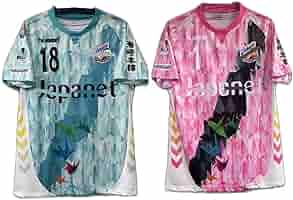 V・ファーレン長崎　過去ユニフォーム復刻Tシャツ2017年平和記念ユニフォーム も*き様 V・ファーレン長崎 平和ユニフォーム復刻版Tシャツ 水色