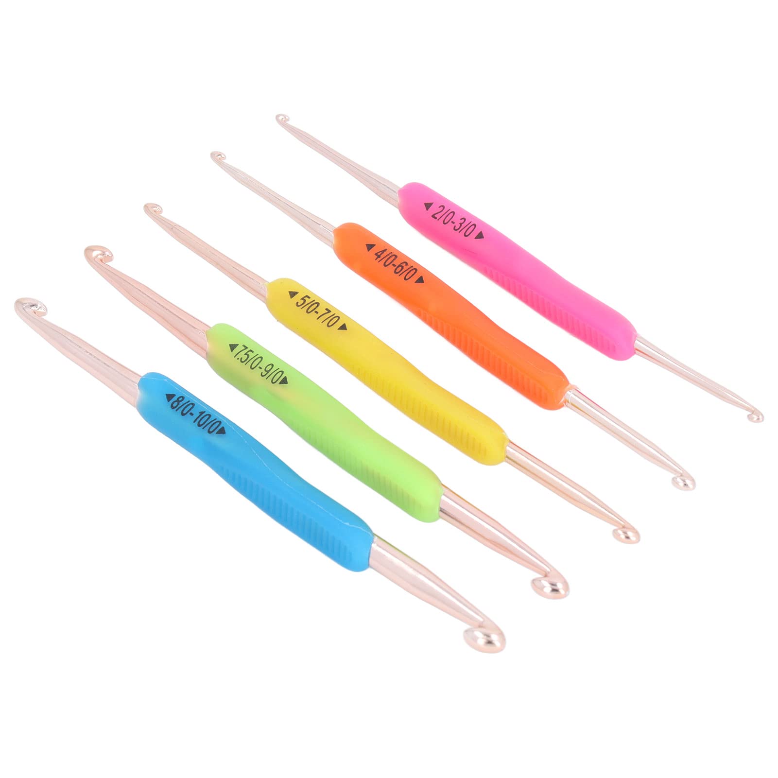 SEWACC 6Pcs Crochets Aiguilles à Tricoter 2,75mm 4mm 6mm - Aiguilles à Tête Unique Avec Œillet Pour Couture Et Tissage