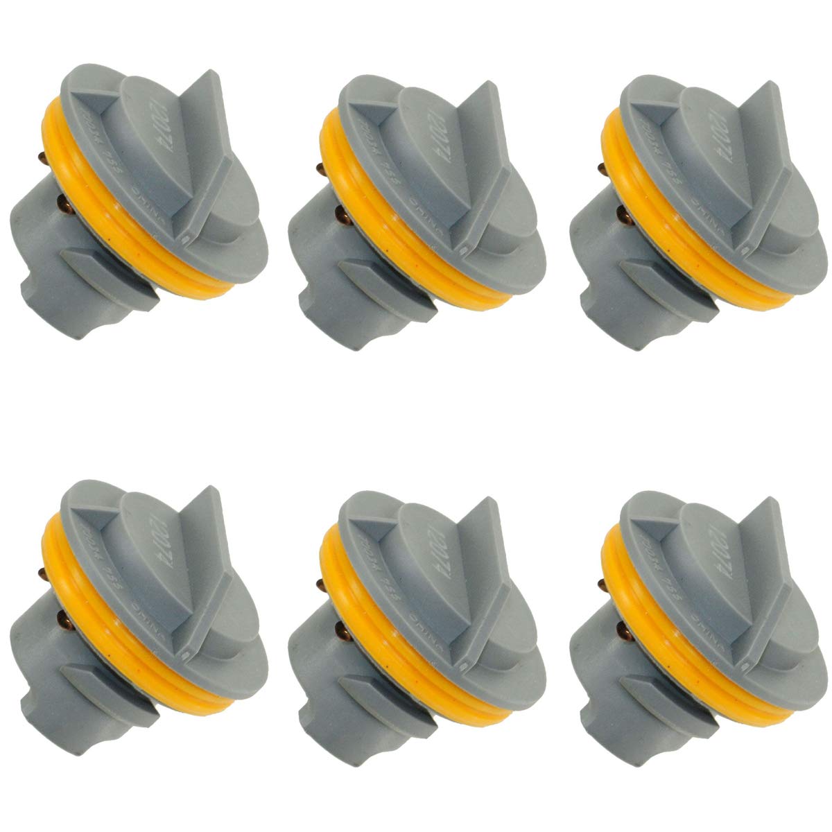 Rear Brake Taillight Taillamp Light Bulb Socket Kit Set of 6 Compatible with Chrysler Dodge