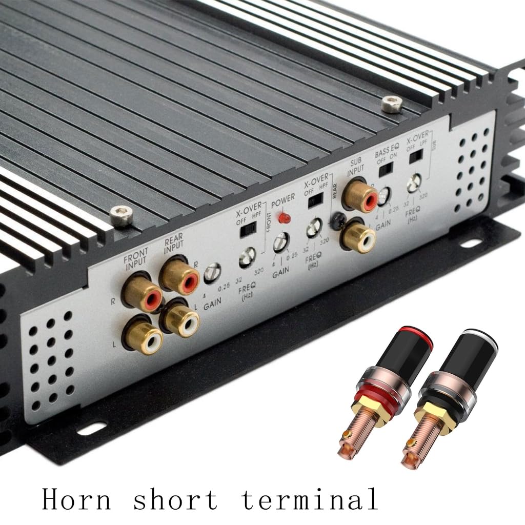 バナナプラグ端子 バインディングポスト スピーカー バインディングポスト パワーアンプ 4個