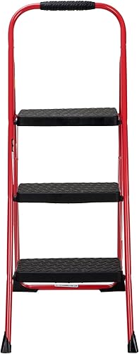 Miniatura 51 de Cosco 11408PBL1E Taburete plegable de tres escalones grandes con empuñadura de goma, platino y OXO Good Grips - Ensaladera grande