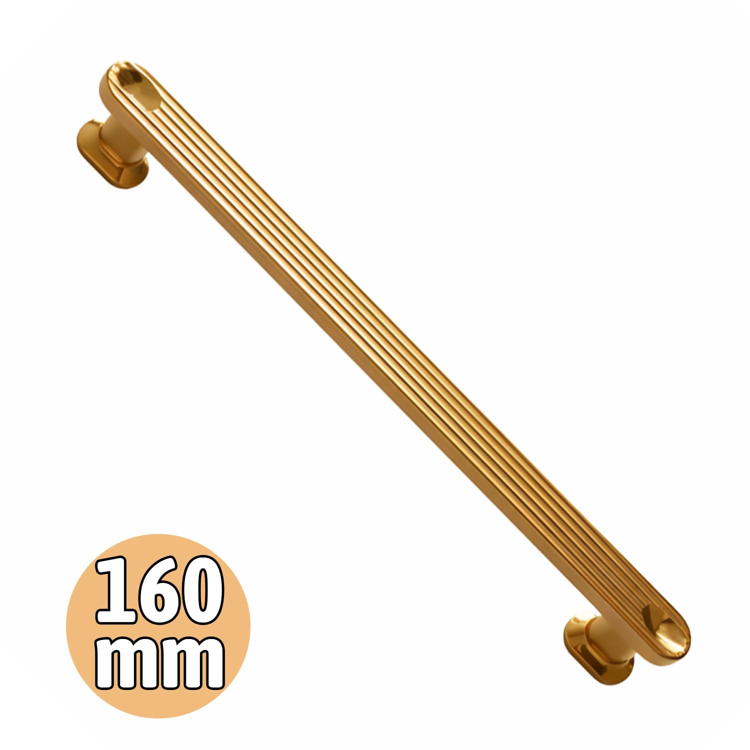 Özen Metal Bronz Çekmece Kulp 160 mm Dolap Kapak Kolu Modern Şık Tasarım Dayanıklı Mobilya Kulpu