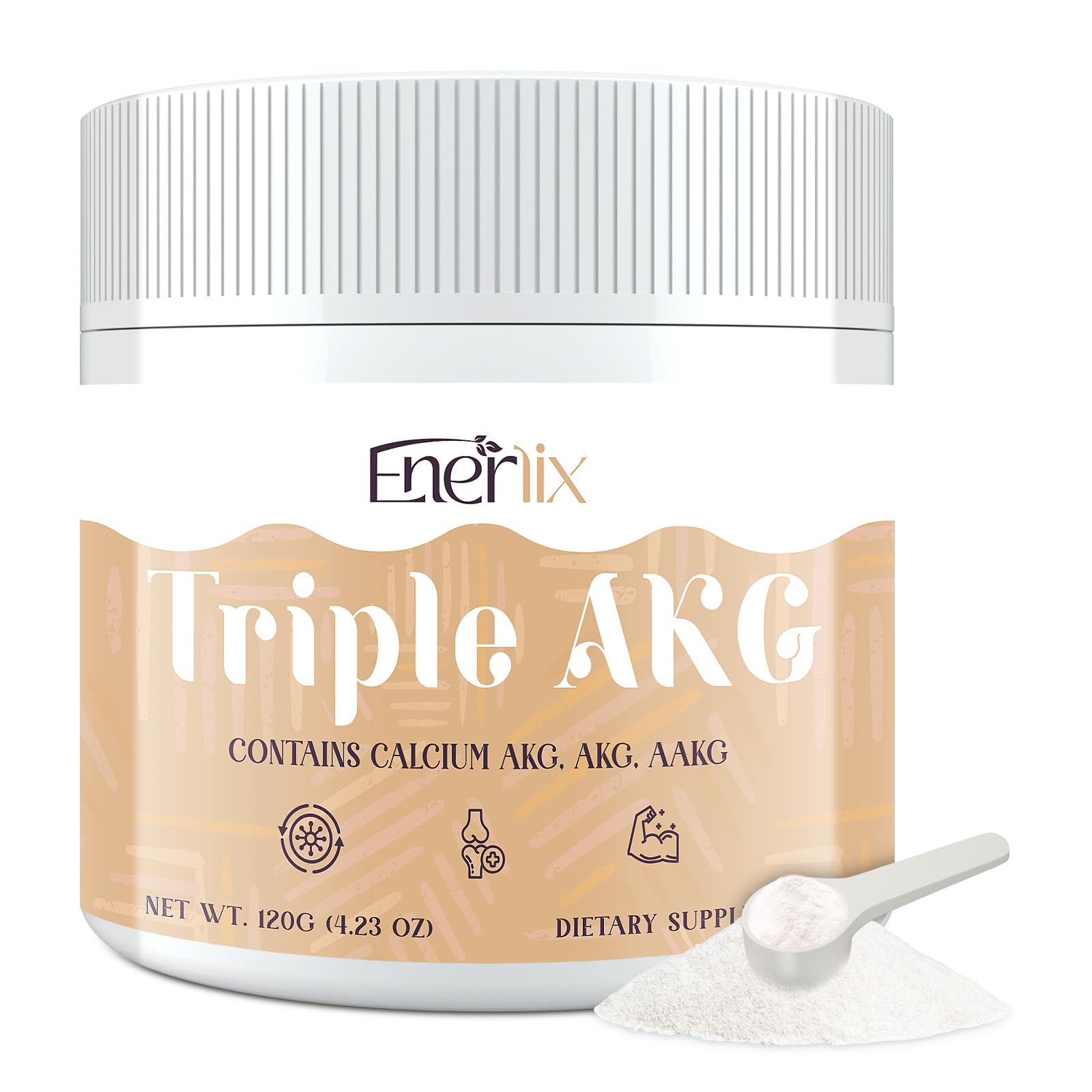 Enerlix 11-in-1 AKG Supplement bottle