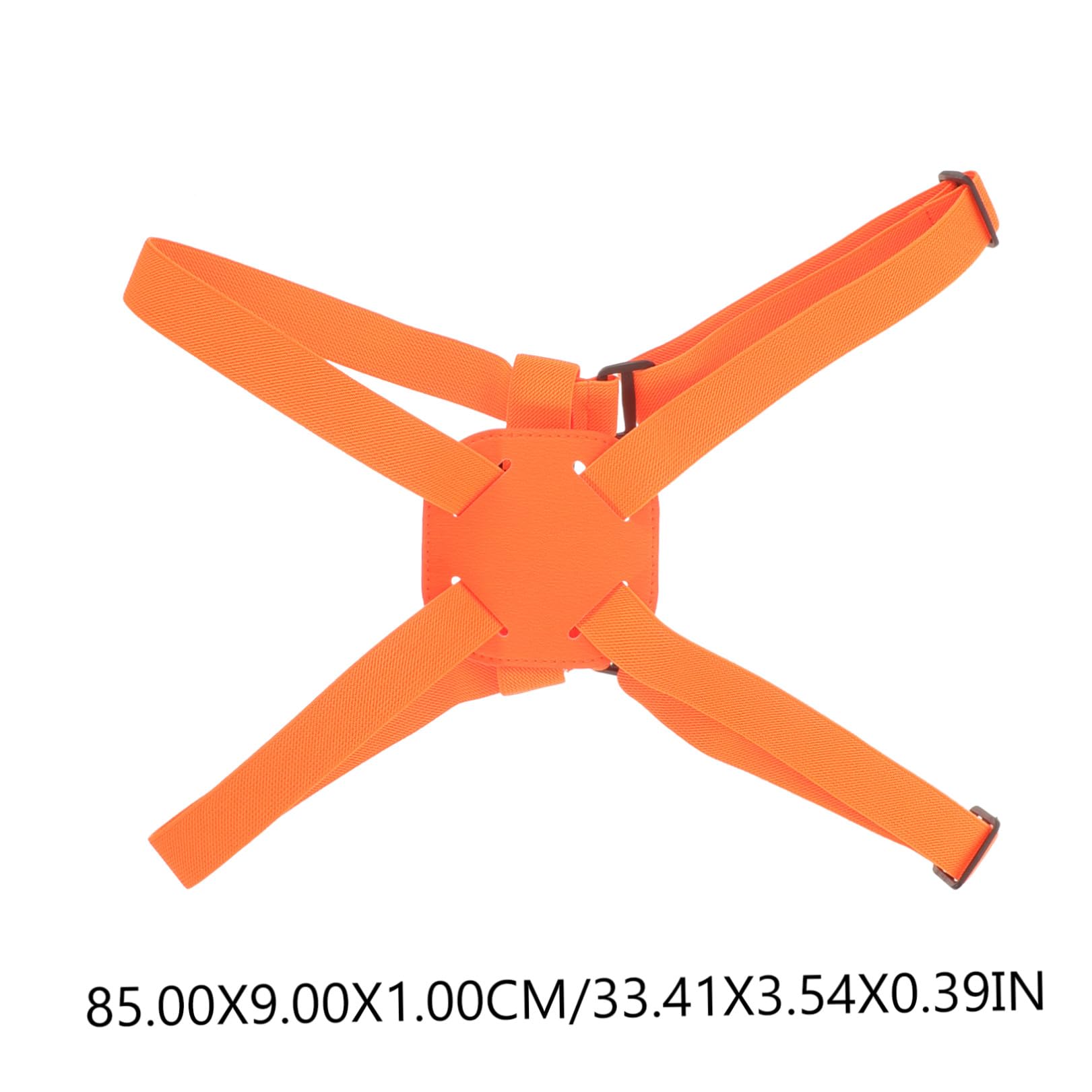 Healvian 4 Piezas Correa de Equipaje Correa de cinturón de Equipaje Accesorio de Viaje Correas de Bolso elástico Maletas Correas de Maleta cinturón de Embalaje de Equipaje páginas Naranja