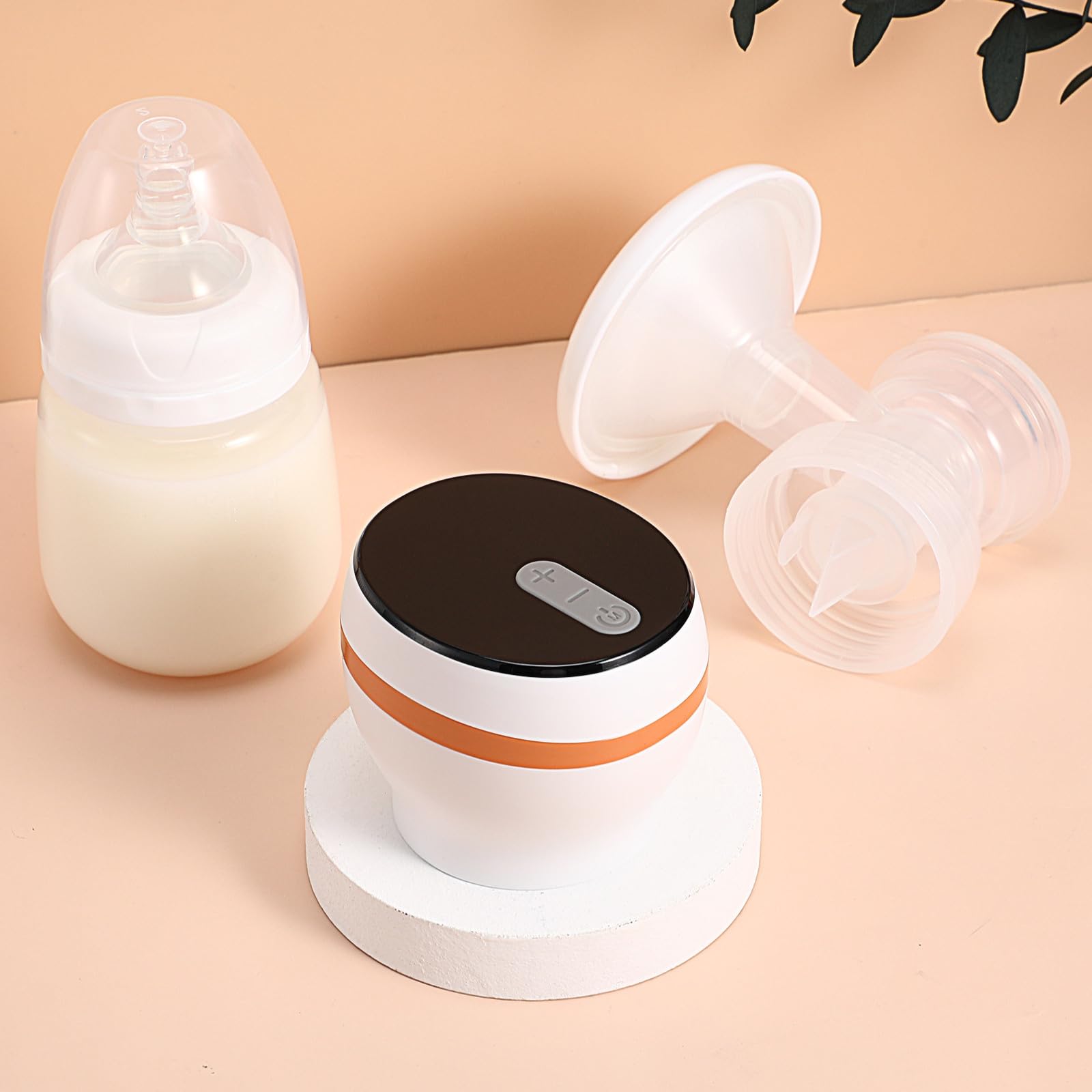 Extractor de Leche Eléctrico Portátil Manos Libres, Silencioso Cables, Material Pp, Adecuado para Uso en Casa o Viaje
