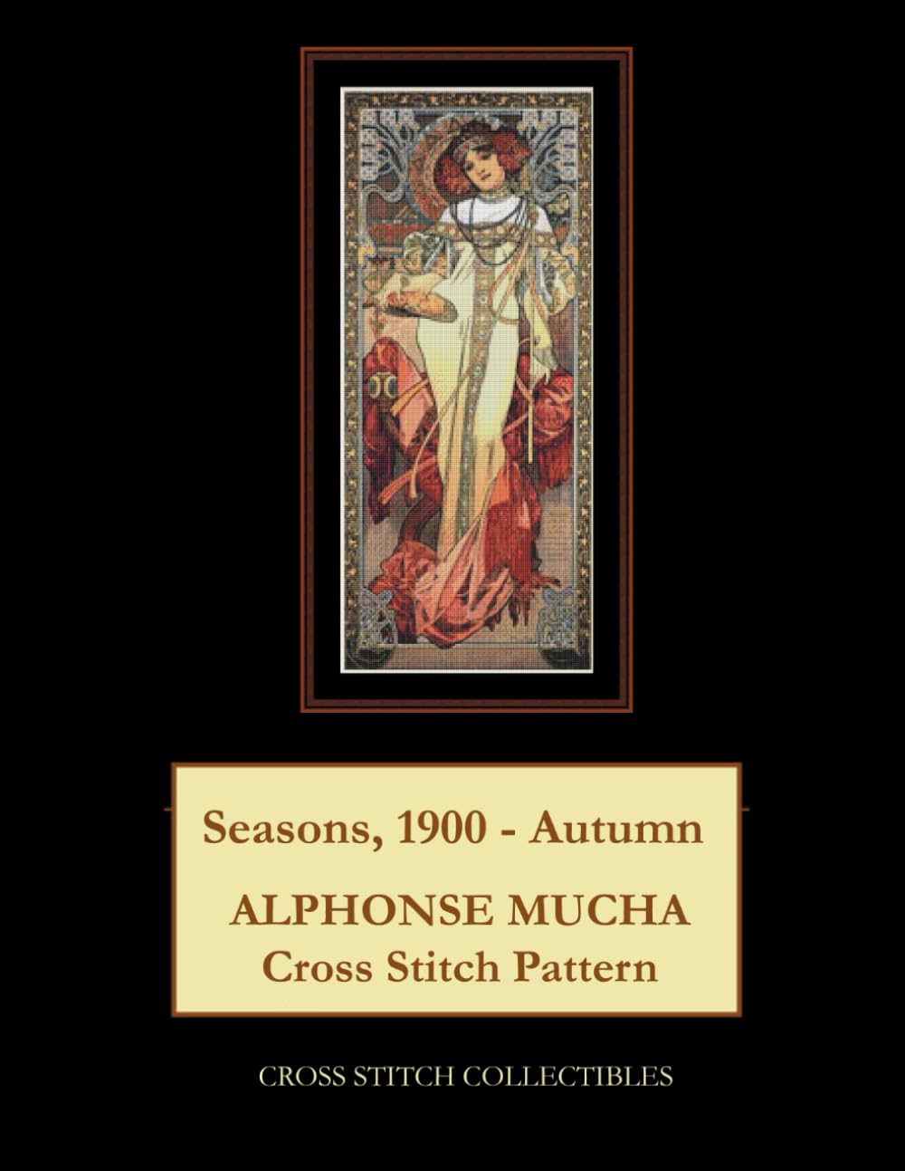 Seasons, 1900 - Autumn: Alphonse Mucha Cross Stitch Pattern