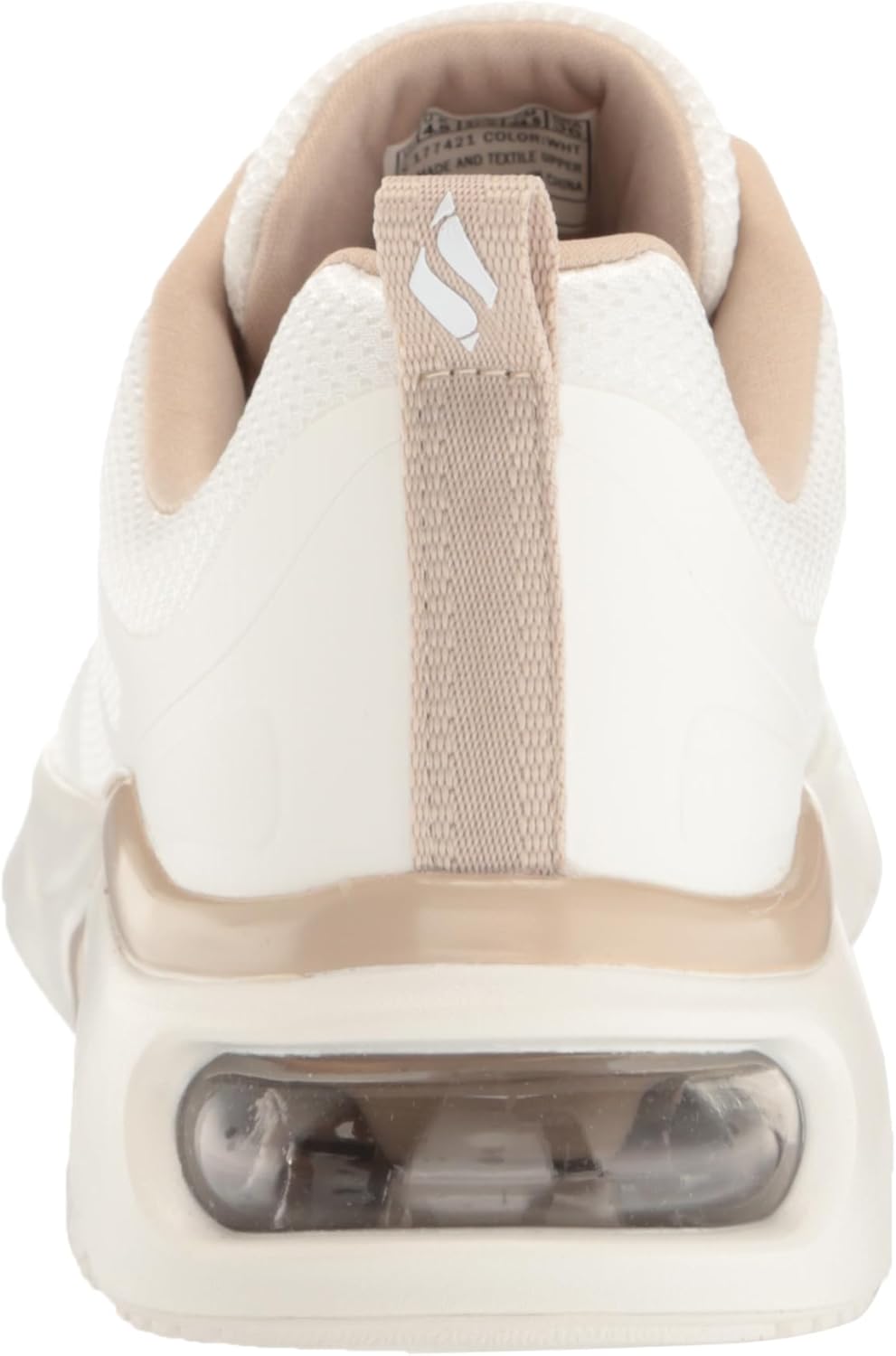 Skechers Women's TRES UNO-Modern AFF-AIR Sneaker, 7.5 White - Image 3