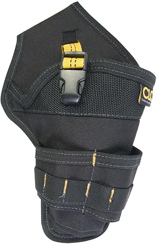 CLC Custom Leathercraft 5023 Deluxe Cordless Poly Drill Holster, Black
