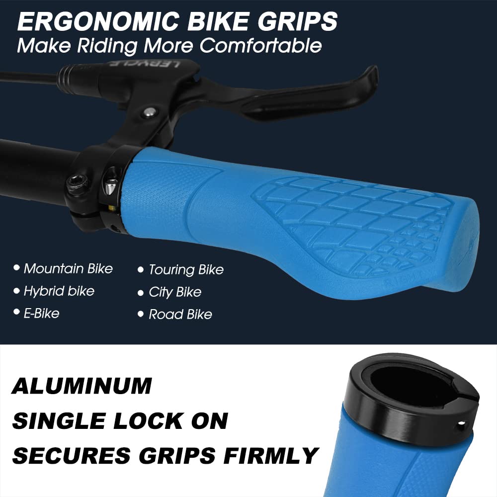 Mountainbike Griffe – Ergonomisch, Rutschfest, Einfach Zu Montieren Für MTB, BMX & Roller