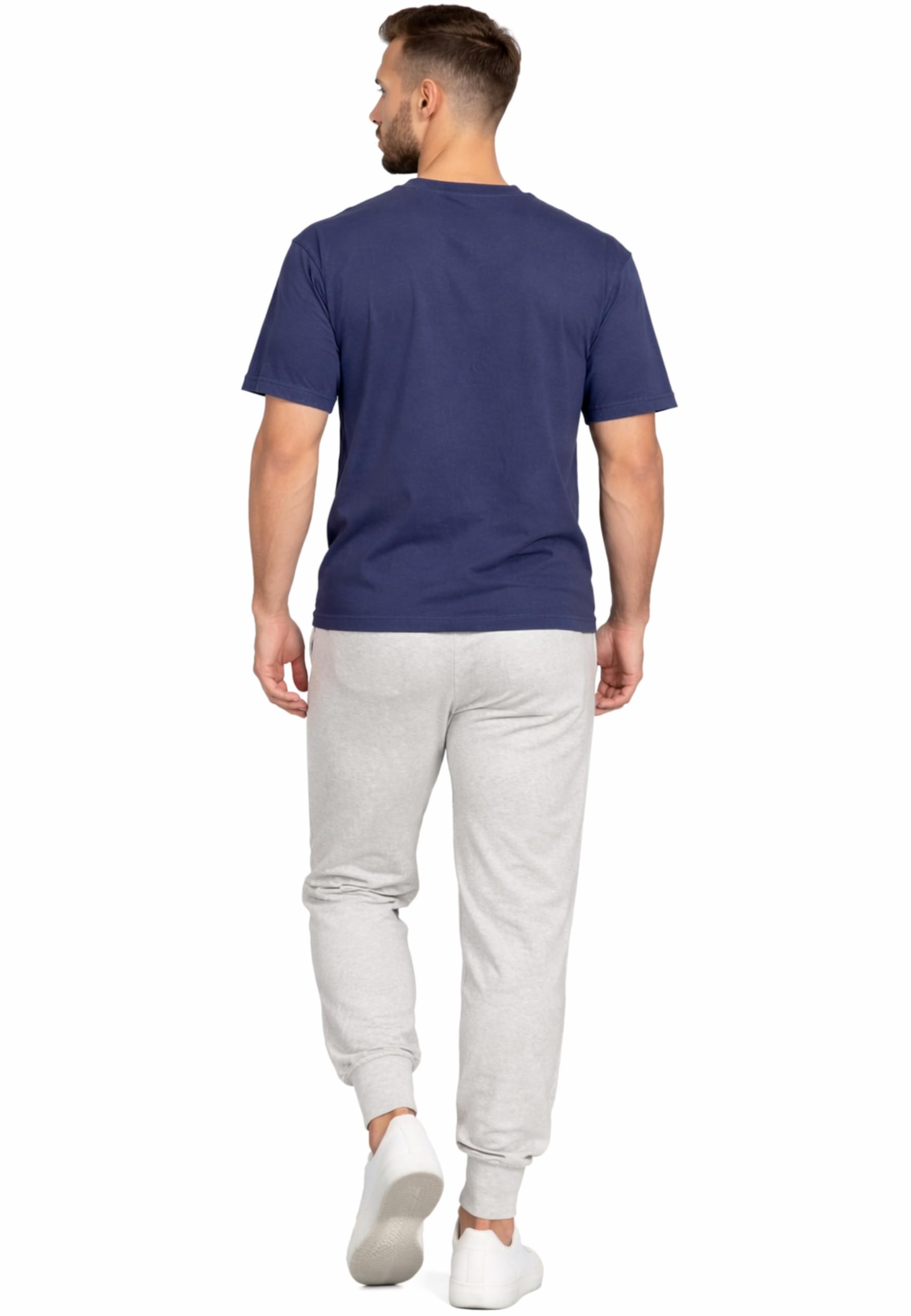 Intimitaly IRGE BE ACTIVE - Tuta Uomo Sportiva, Maglia in Cotone e Pantalone in French Terry, Regular Fit, per Palestra e Tempo Libero - 3