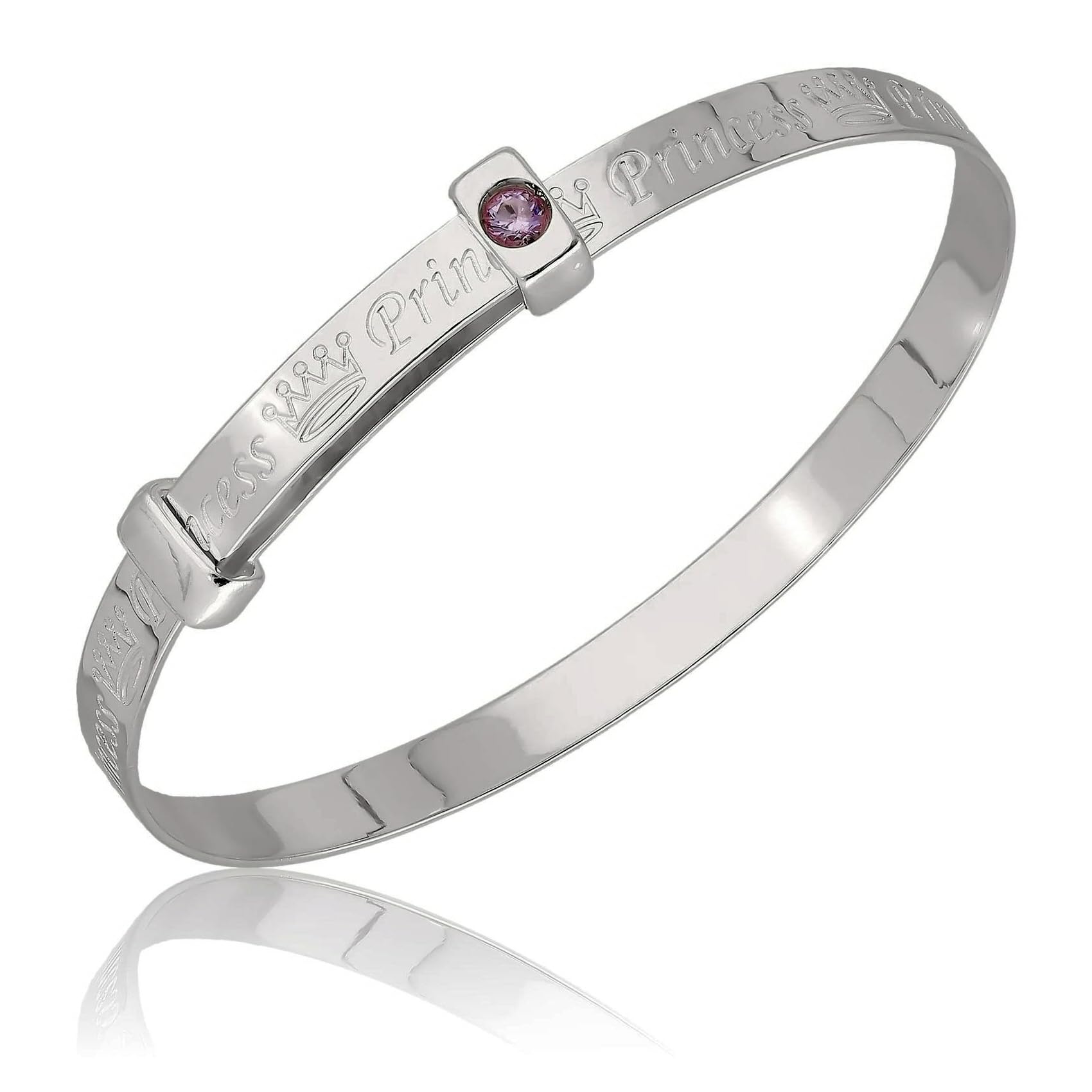 HSFJGSF Mensaje Inspirador Guión Sentimiento Rima Infantil Pulsera Brazalete Expandible/Extensible/Ajustable para Bebé/Niño/Niños/Mujeres - Plata de Ley 925 - Joyería para Bebés/Niños
