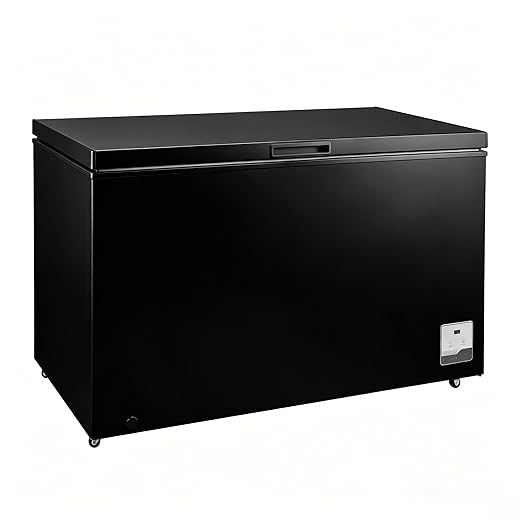 Chest Freezer, Top Open Door, 2 Removable Baskets, Adjustable Temp (-7.6°F to 6.8°F), Energy Saving & Low-Noise for Home/Kitchen/Office/Dorm/Bar (Black, 14 CU FT)
