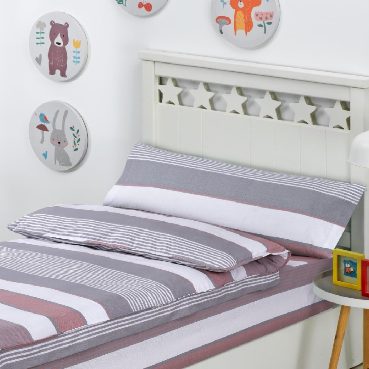 DHESTIA HOME Saco Nordico Infantil 4 Estaciones Ajustable con Cremallera Zarautz Nude Color Nude Talla Cama 90