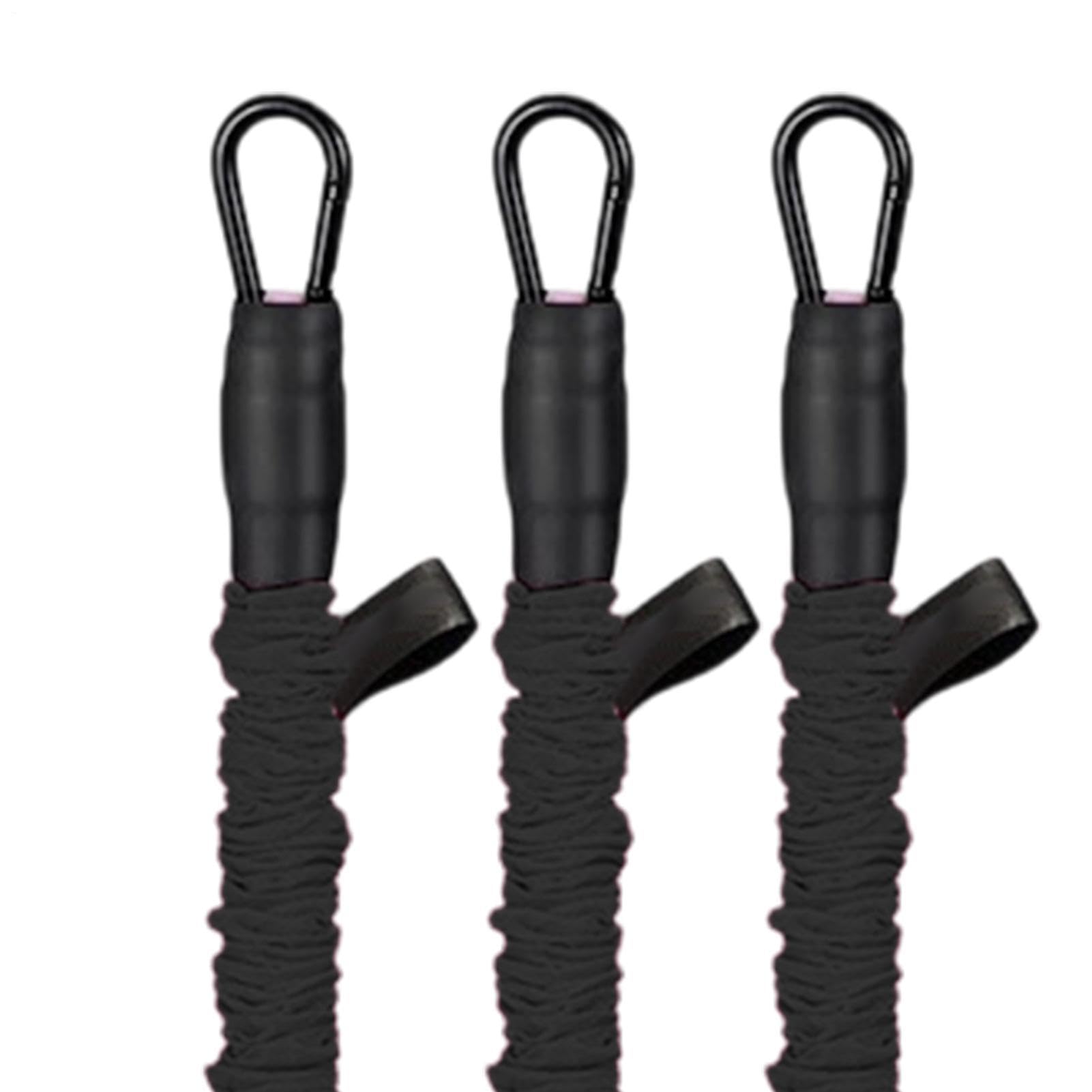 Fasce Elastiche con Pedali Set di Attrezzi Elastici da Allenamento | con Maniglia e Fasce Elastiche a Pedale Staccabili per Esercizio per Fitness Pilates Allenamento Palestra Domestica
