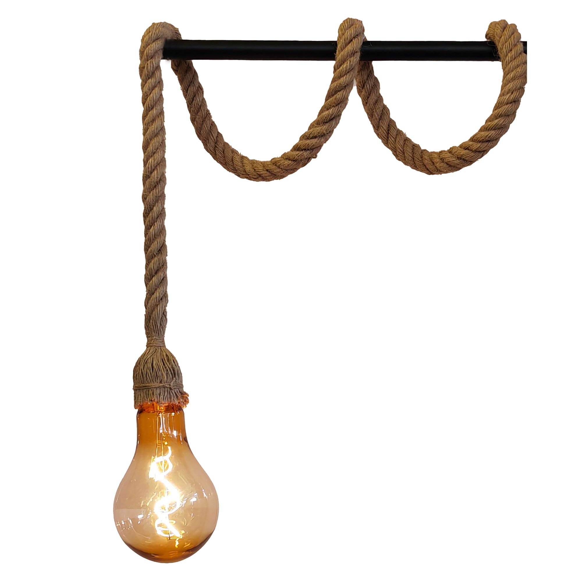 Atmosphera Hängeleuchte Jily – 3 Seillampen, D25 Cm, Retro-Design Für Wohnzimmer & Küche