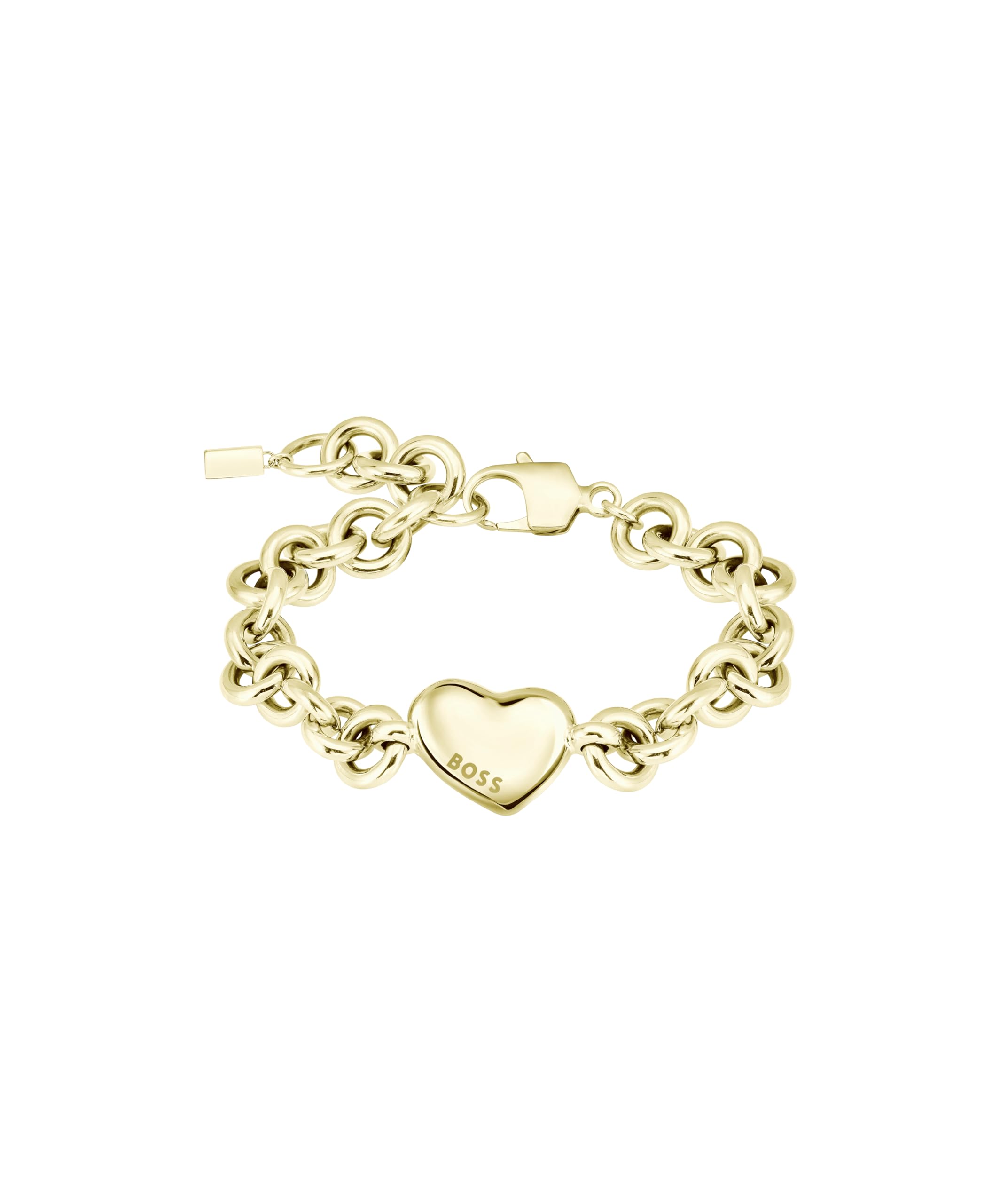 BOSS Jewelry Gliederarmband für Damen Kollektion HONEY LOVE aus Edelstahl und Gelbgold