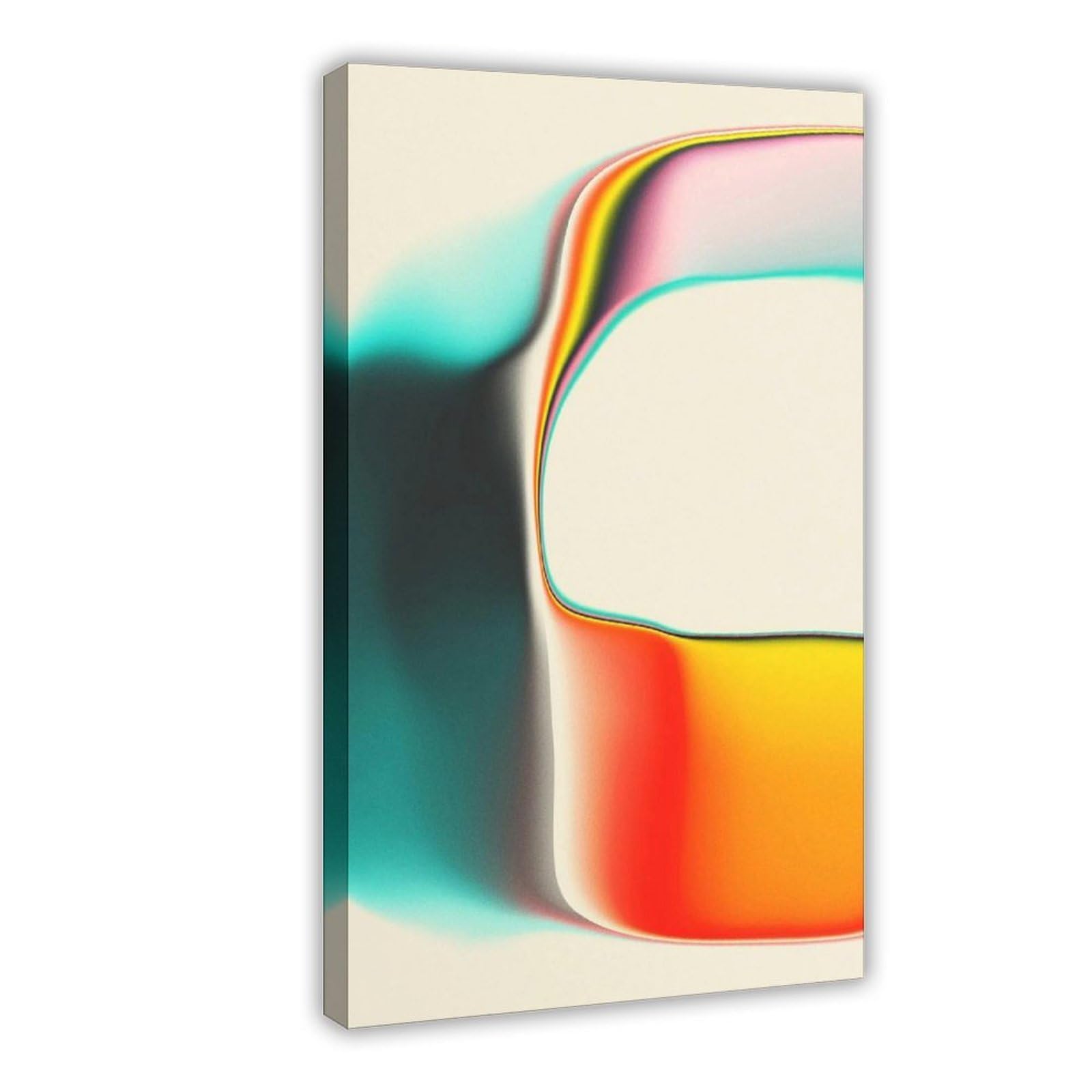 Bareronor Colorful Abstract Gradient Canvas Poster Bedroom Decor Landscape Office Room Decor Gift 12" L X 18" W