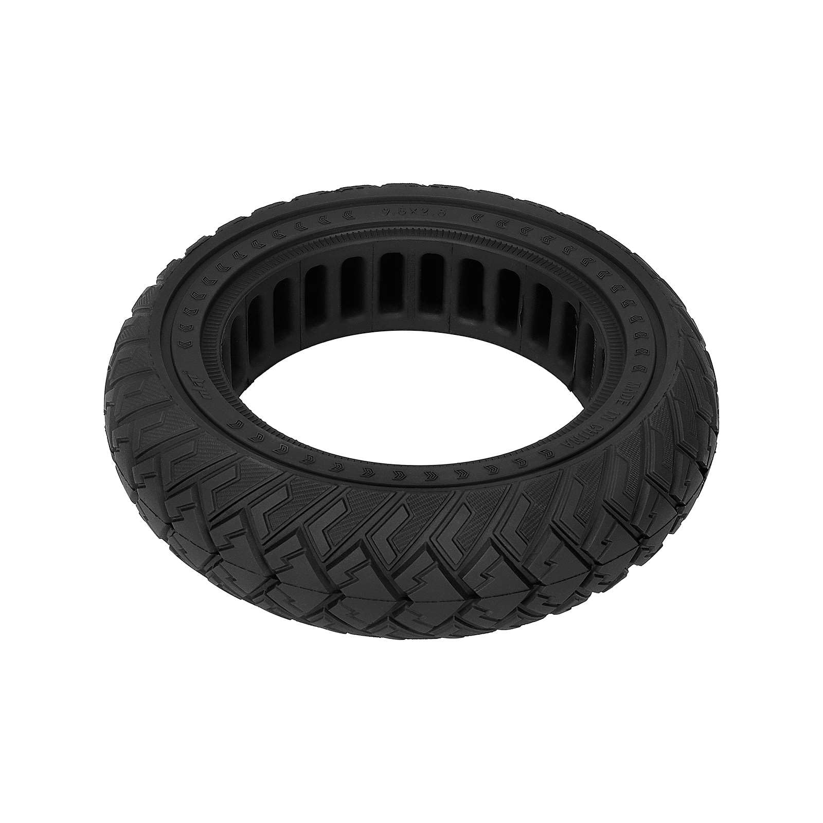 9,5x2,5 9,5x2,3 Vollgummi Reifen 9,5 Zoll Wing Offroad-Reifen für KQI3 Elektroroller Verschleißfest schwarz,1 Stück