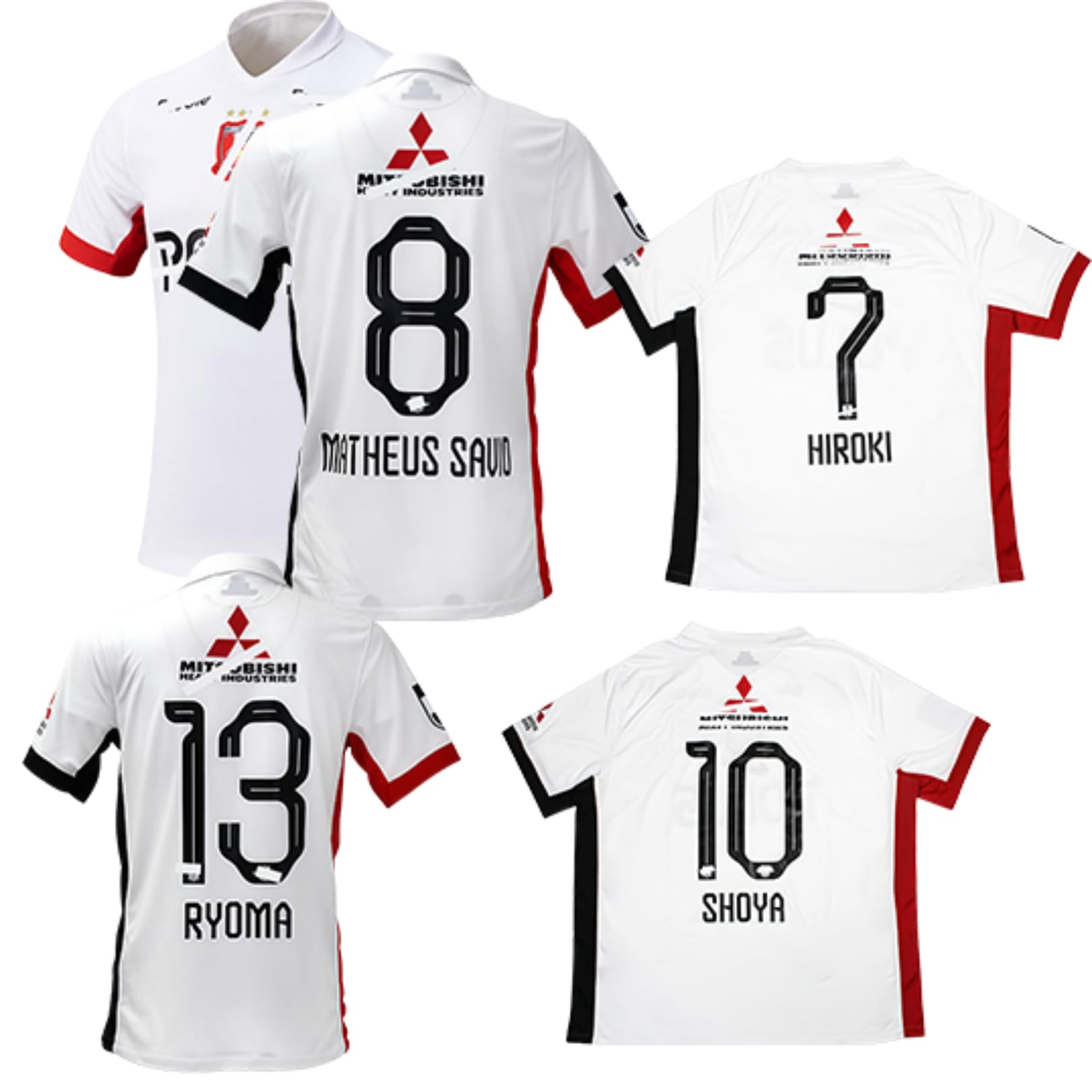 浦和レッズ　ホームユニフォーム 原口元気 背番号付きユニフォーム数量限定販売、および1st