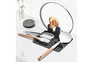 AUOON Silicone Spoon and Lid Rest