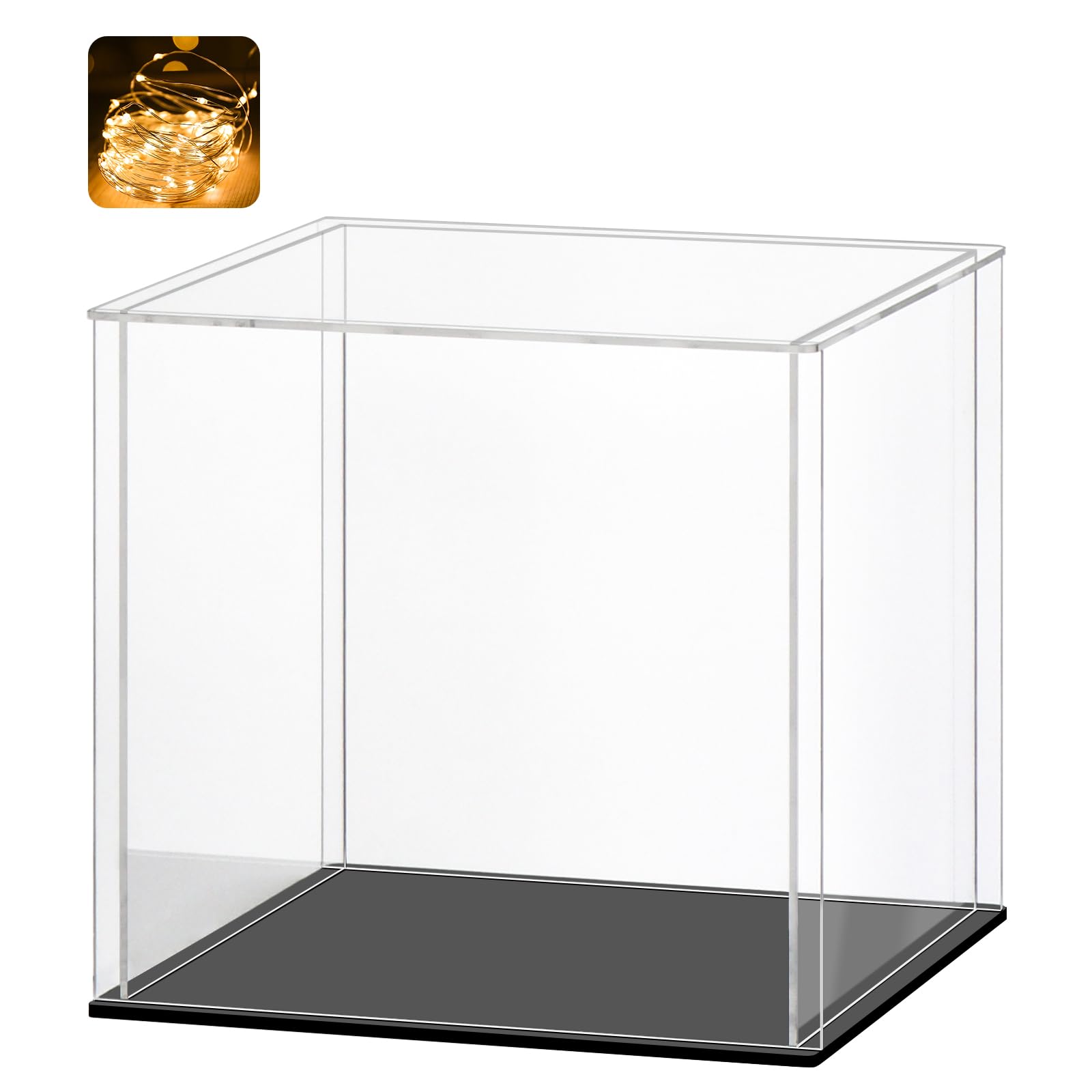 Vitrinas para Colecciones, Vitrinas expositoras, Vitrina Metacrilato, Caja metacrilato Transparente Expositor, Vitrina Expositora para Colecciones, Miniaturas, Figuritas (15x15x25cm) — view 12