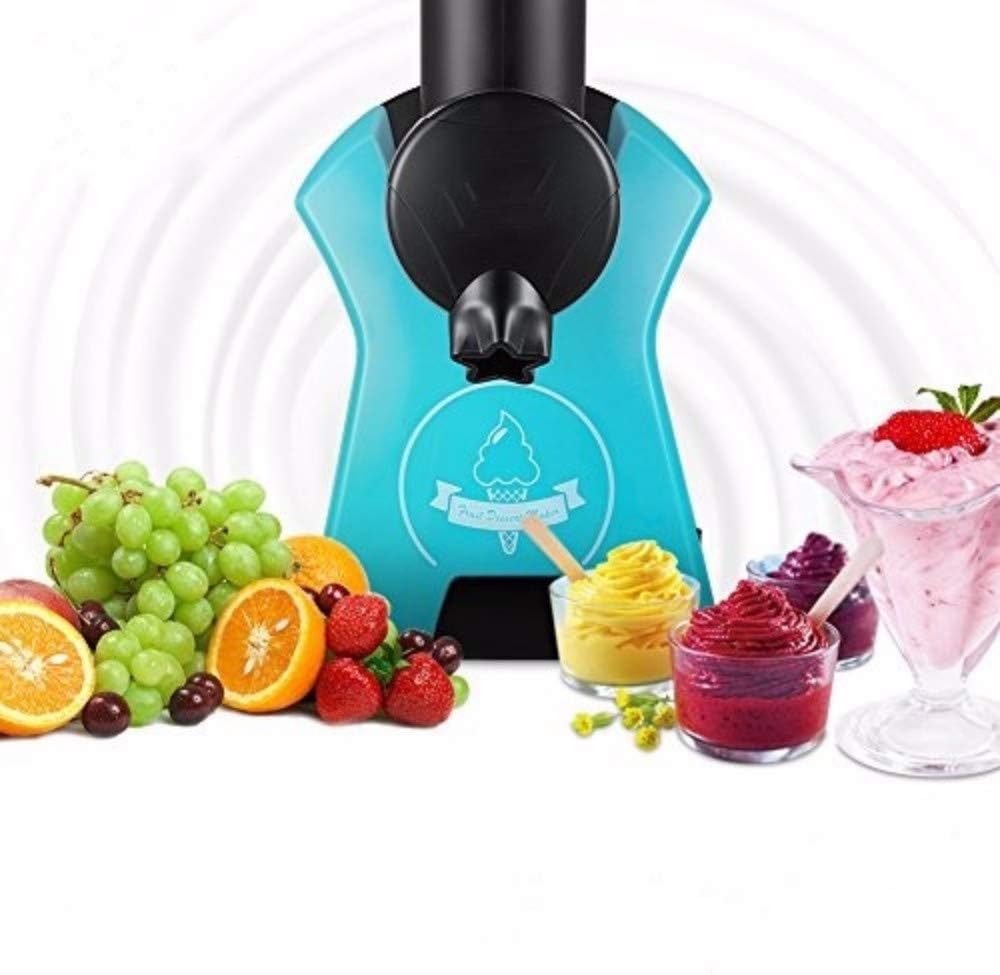 Frozen Fruit Dessert Maker, iSiLER Automatic Healthy Frozen Dessert Machine, Makes Sorbet, Soft-Serve Sherbet, Ice Cream, Frozen Yogurt For Kids, FDA Approved BPA Free Includes Recipe
