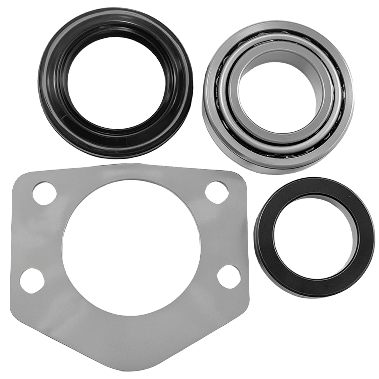 Rear Axle Bearing & Seal & Press Ring & Retainer Kit Compatible with 1997-2006 TJ Wrangler with Dana 44