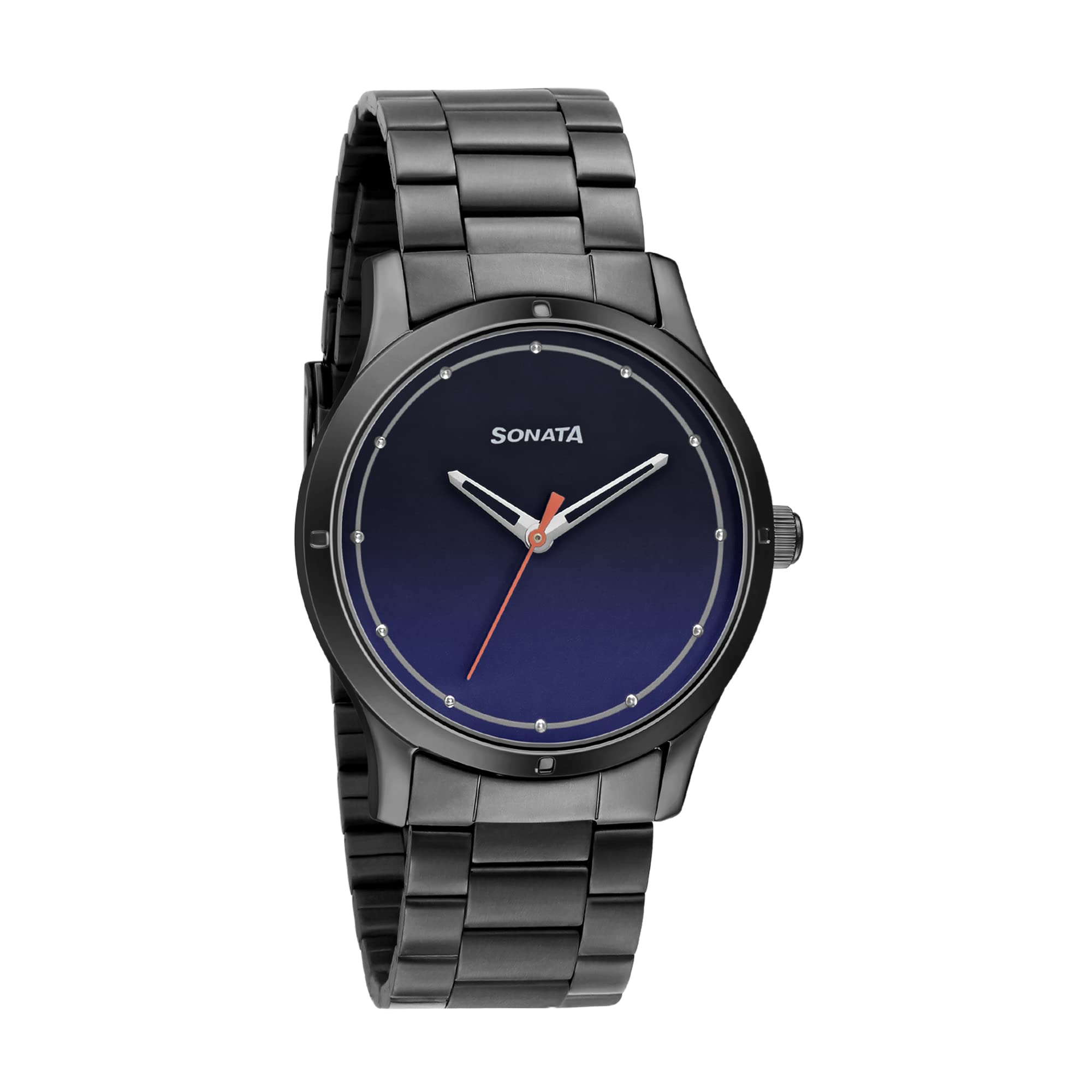 Sonata Women of Steel Blue Dial Stainless Steel Strap Watch for Women-NS8183NM01 (B09YS6LQVW) Amazon Price History, Amazon Price Tracker