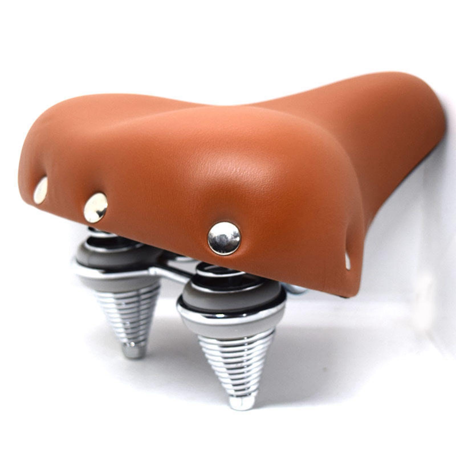Sella da Bici Vintage Comoda, Antiurto e Impermeabile, per Bici elettriche, da Uomo e da Donna, per da Strada.
