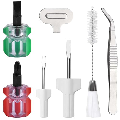 LEONTOOL 7-Piece Sewing Machine Cleaning Kit Includes Needle Plate Screwdriver