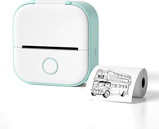 Doodle Dash Printer, 2023 New Notebuddy Mini Portable Printer, Note Buddy Mini Printer, Portable Bluetooth Inkless Printer Machine for Sticky Scrapbook, Label (Green)
