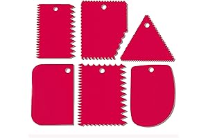 Cake Smoother Scraper, Cake Scraper Set, Dough Scraper Icing Scraper Polisher Tool