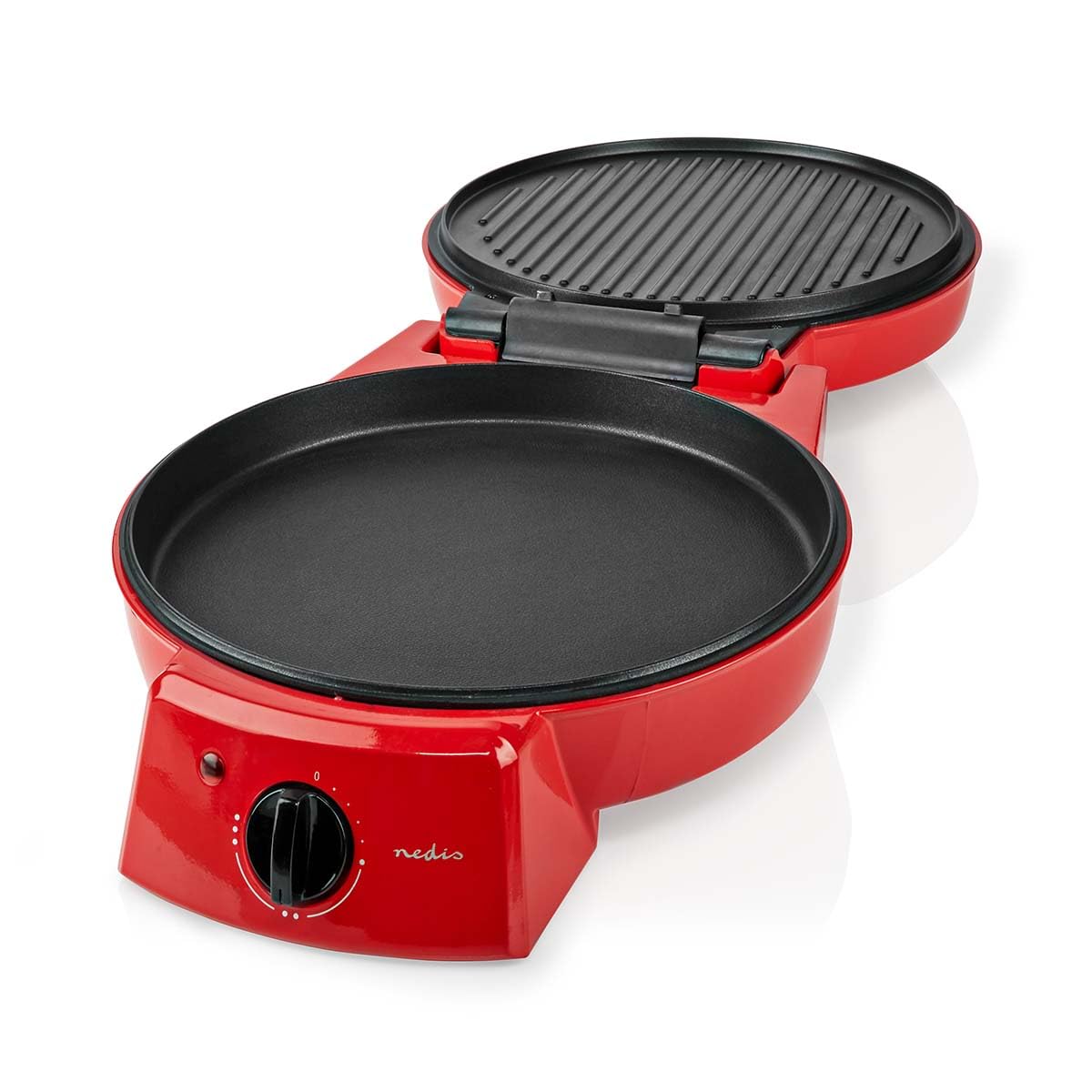 Nedis FCPM100FRD - Máquina para pizza (aluminio)