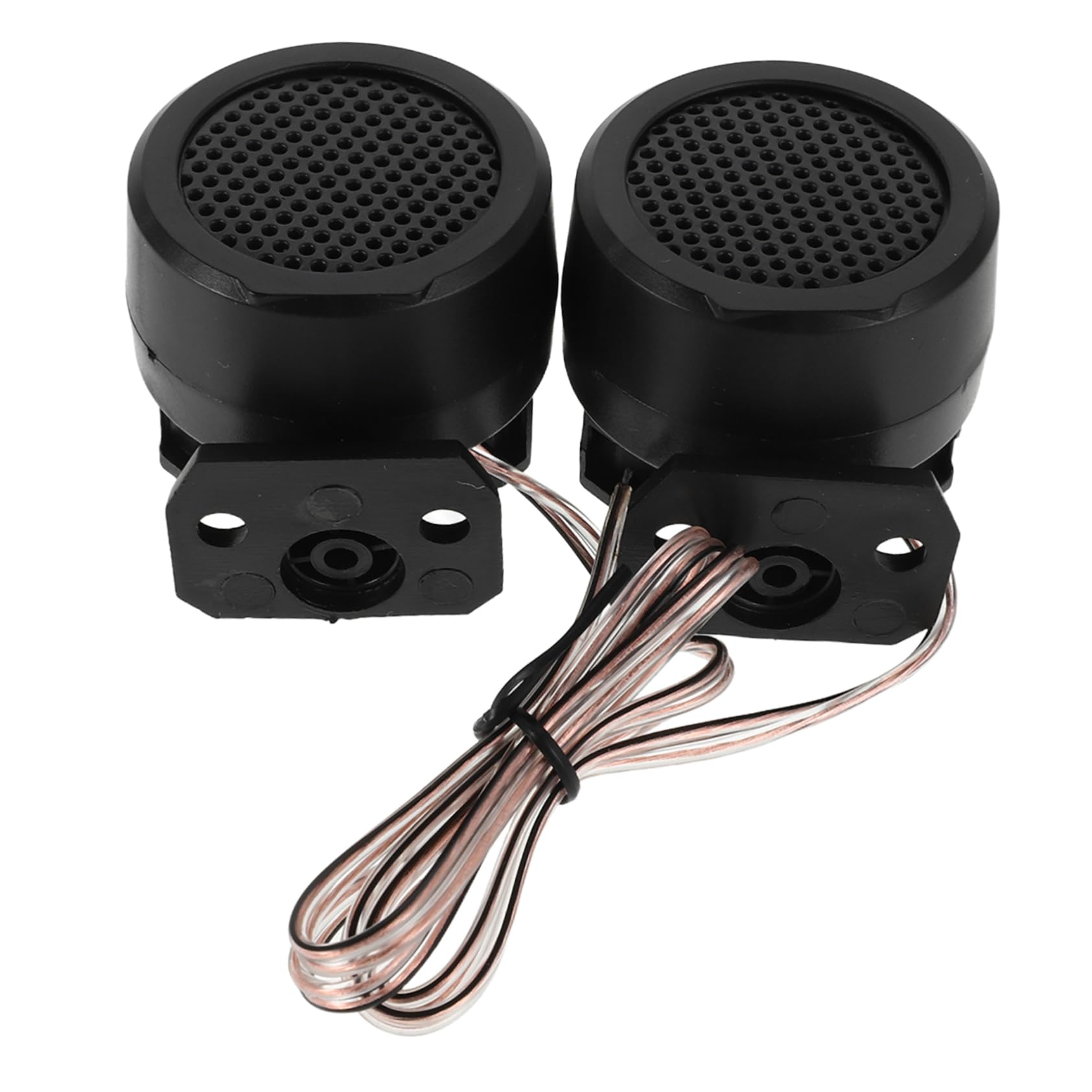 Alipis 1 Pair High Frequency Car Tweeters Vertical Round Speaker for Easy Installation Cars Trucks and Home Audio Systems Durable Design for Enhanced Sound Quality