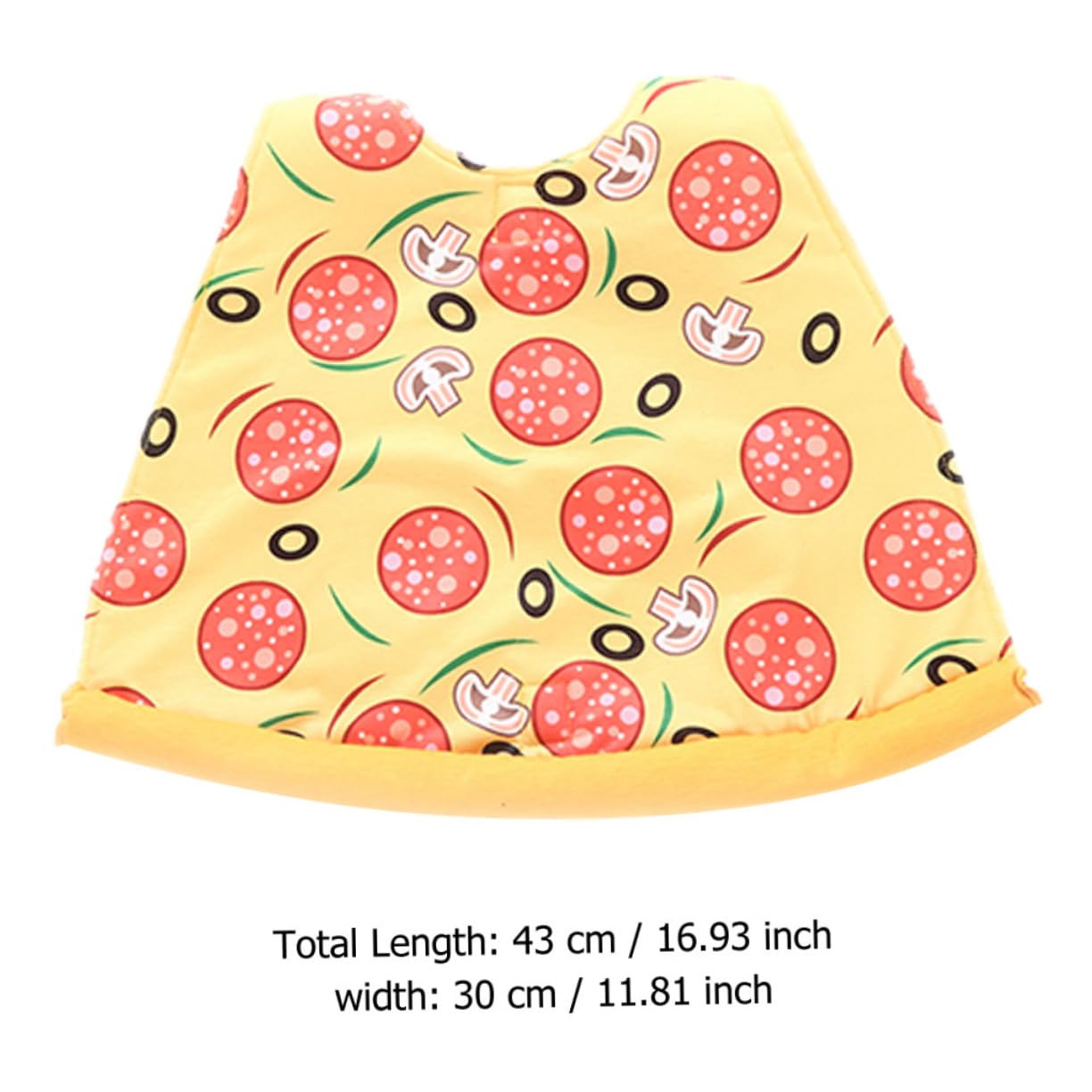 Angoily 3 Pezzi Di Halloween Dog Outfit Pet Halloween Mantello Pizza Design Comodo Abbigliamento Per Animali Domestici Per La Stagione