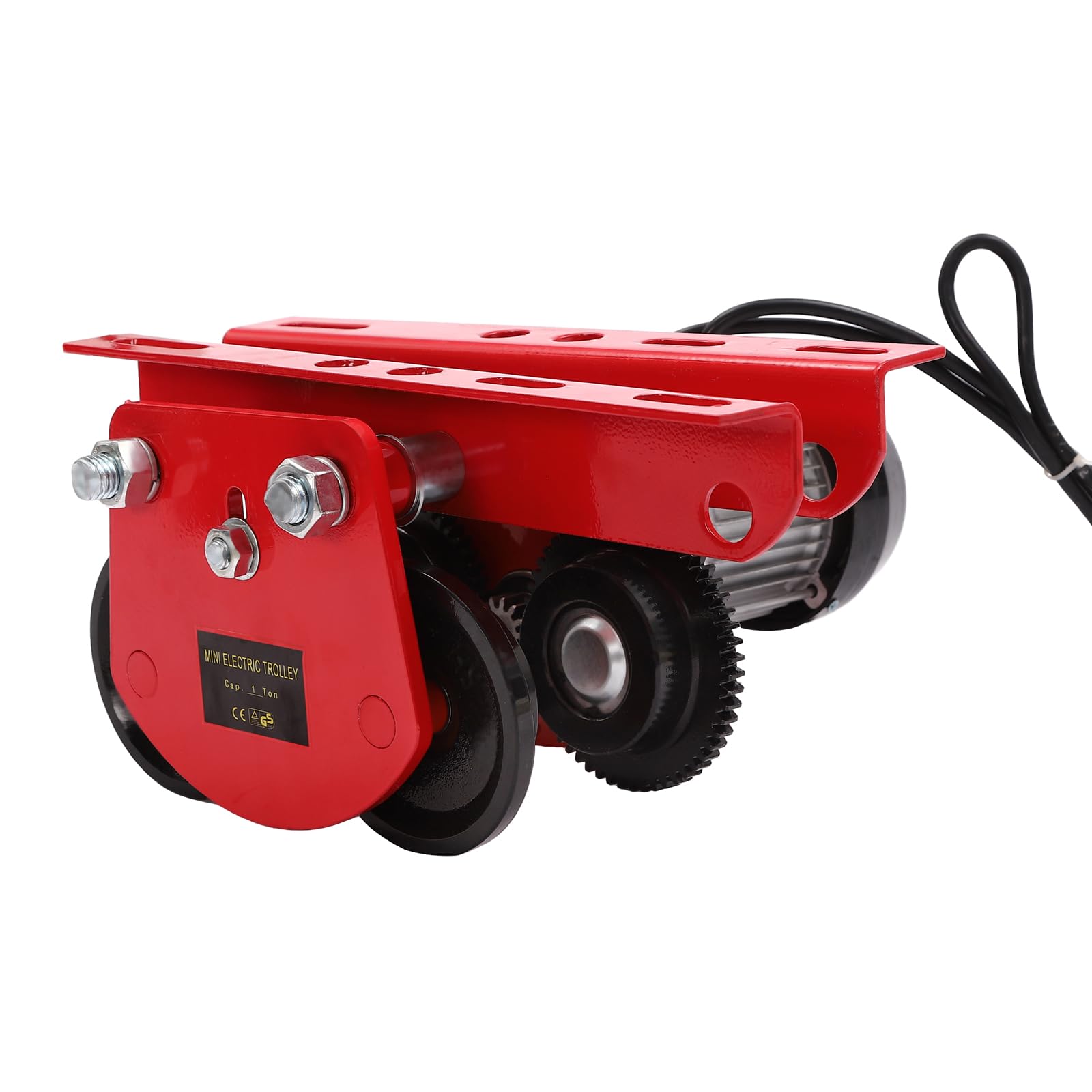 Elektrischer Kettenzug 370W Elektrischer Flaschenzug Elektrische Laufkatze für elektrische Seilwinden bis 1000 Kg, 10m/min