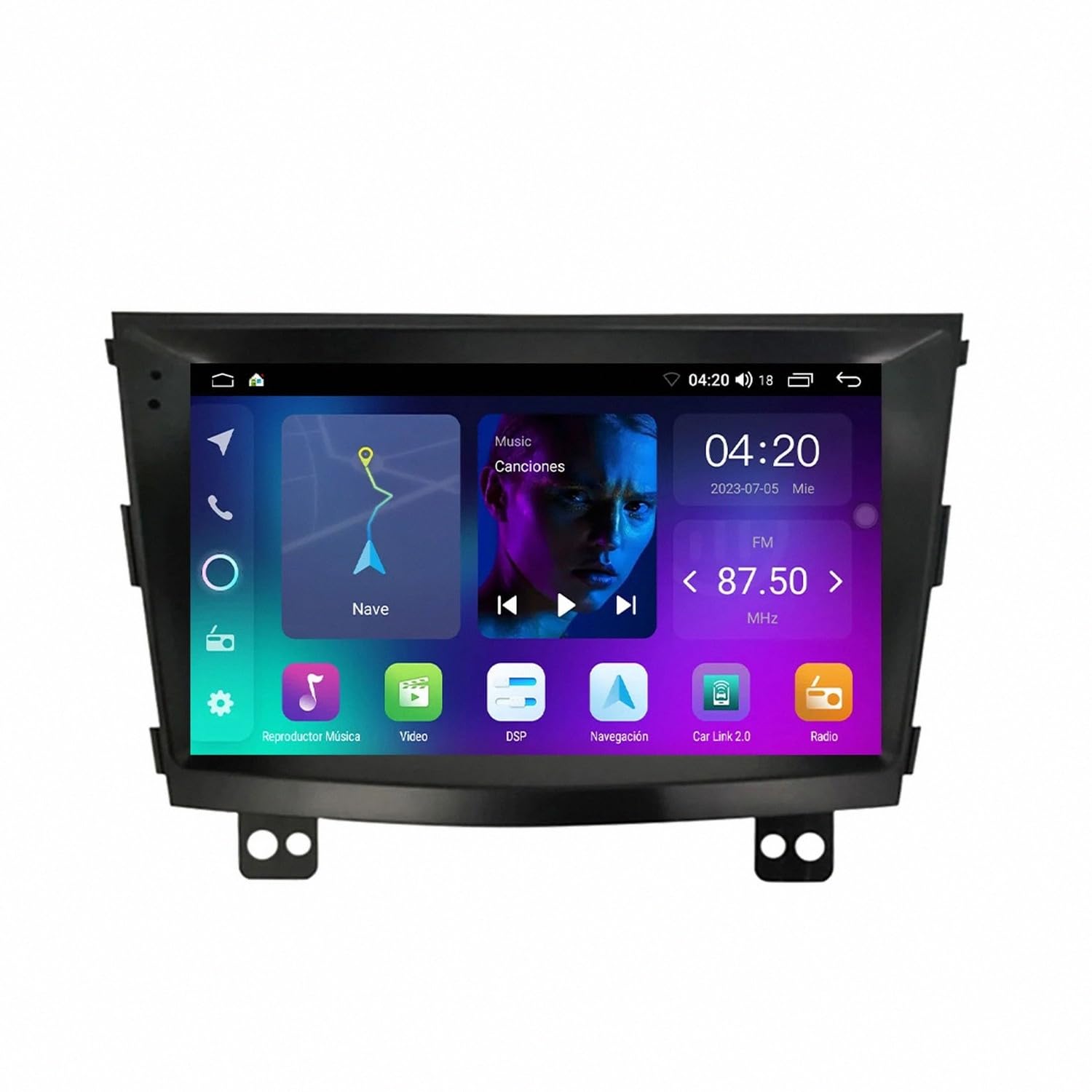 Navegador de coche con Bluetooth para viajar en familia con SsangYong Tivolan 8