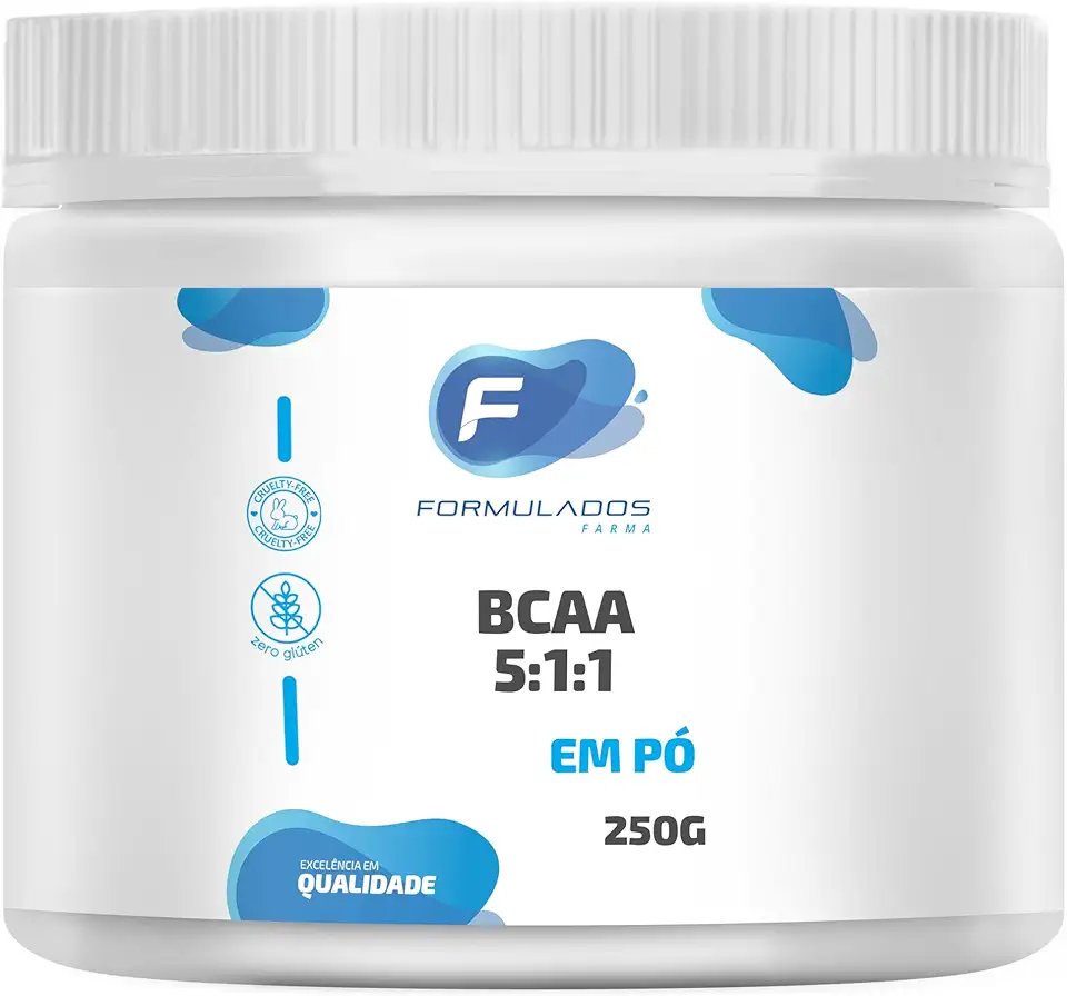 Bcaa 5:1:1 em pó - pote 250g