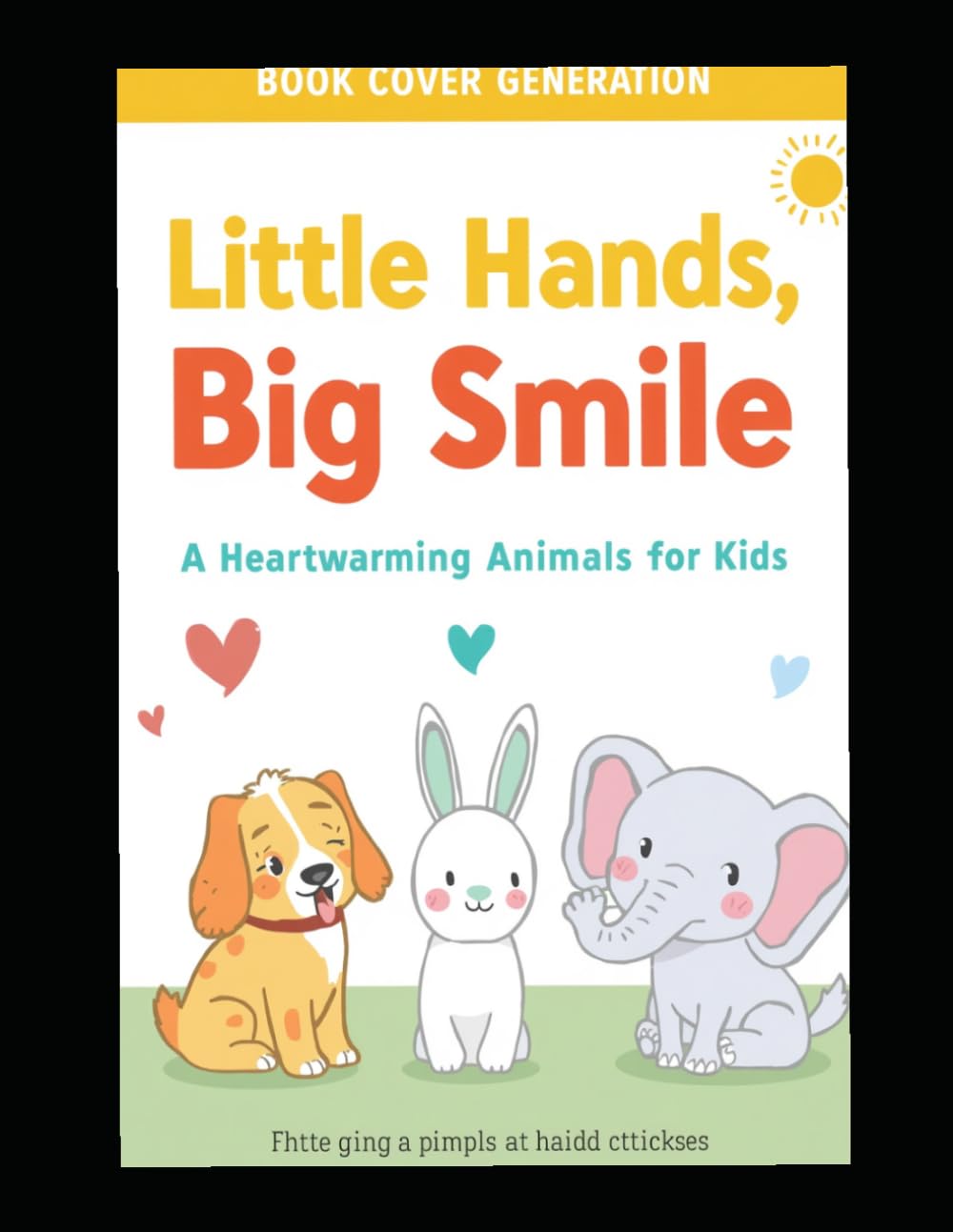 Little Hands, Big Smiles: Fun and Easy Animal Coloring Book for Kids Ages 3–6