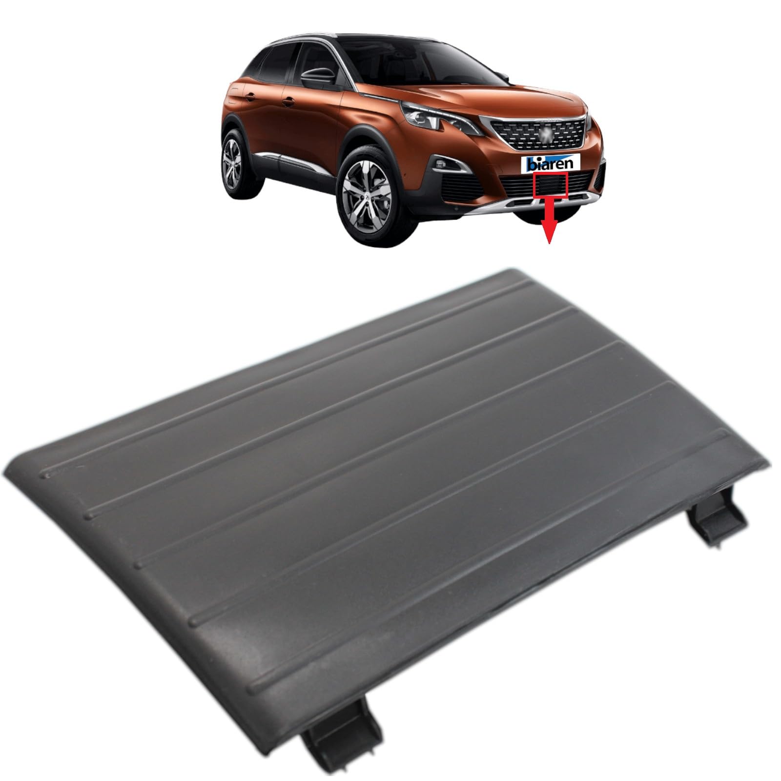 Copertura trim griglia centrale paraurti anteriore inferiore per Peugeot 3008 (2016-2019) 98116922XT