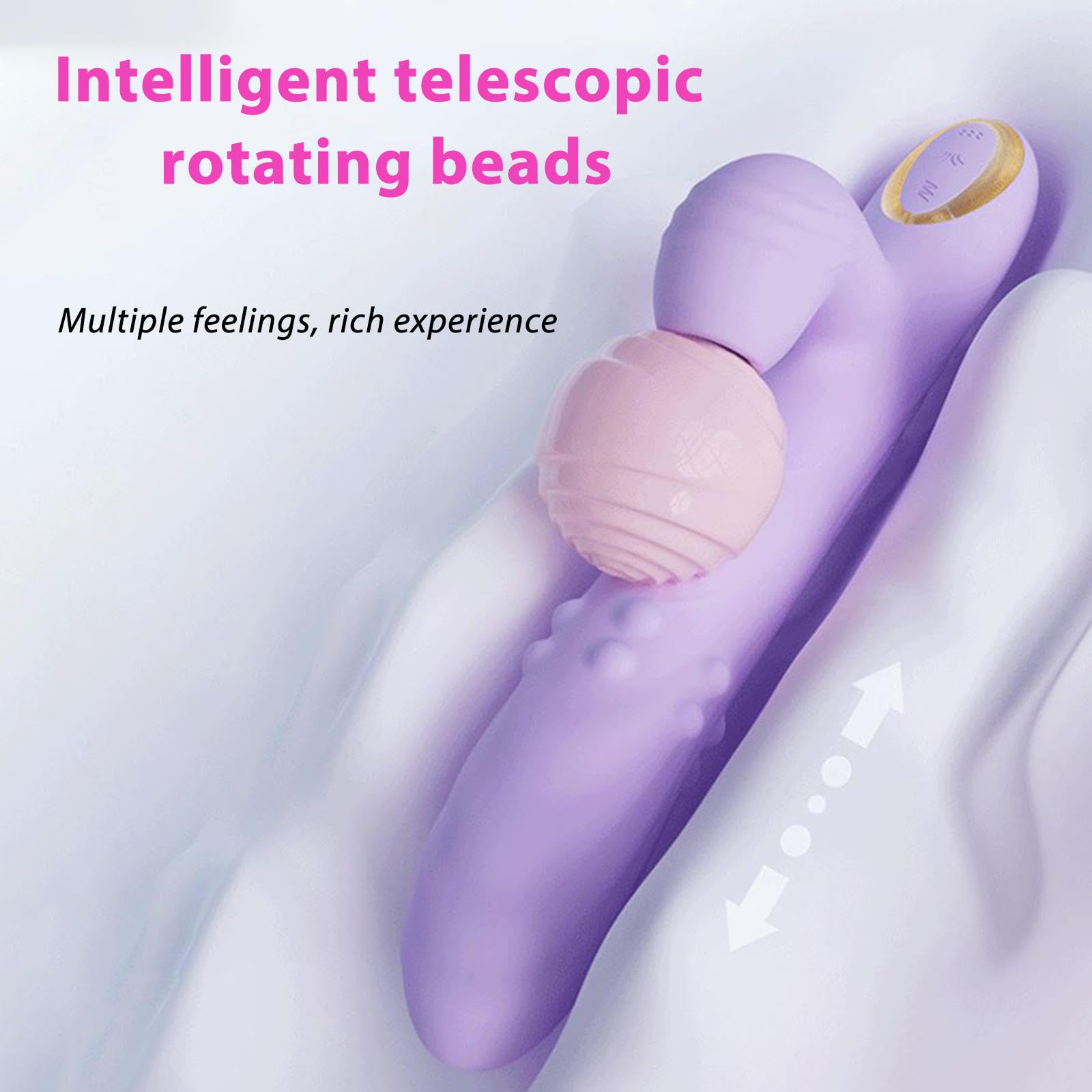 Vibratore G Spot Erotica Dildo Stimolatore Clitorideo può stimolare il punto G, Vibratoriper Sex Toys per Stimolatore Clitoride,Purple